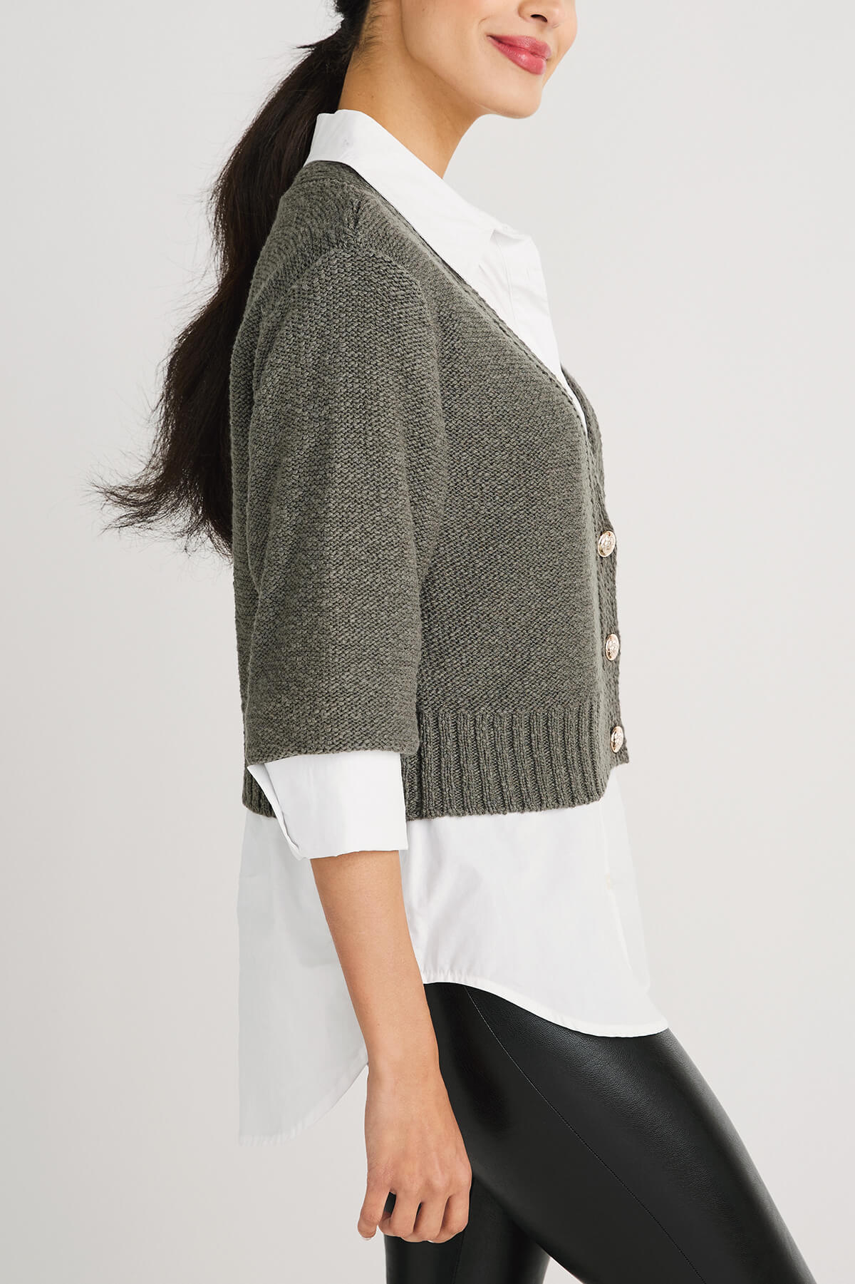 Elan Sweater Crop Combo