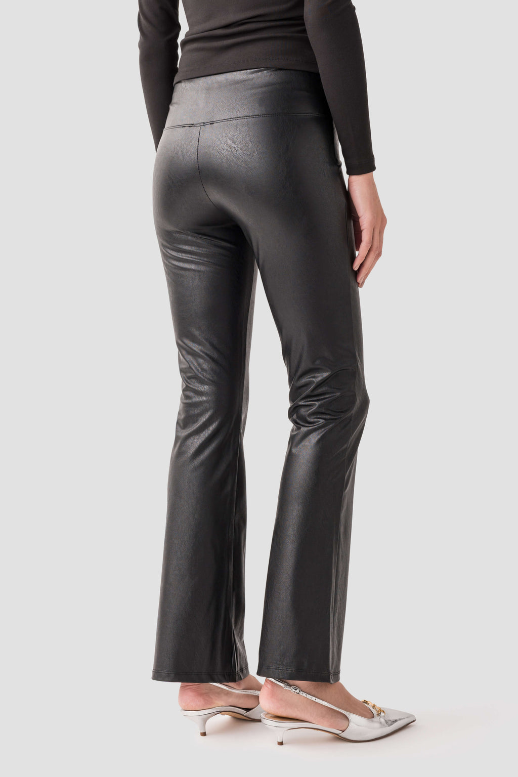 Rd Style Faux Leather Flare Leggings