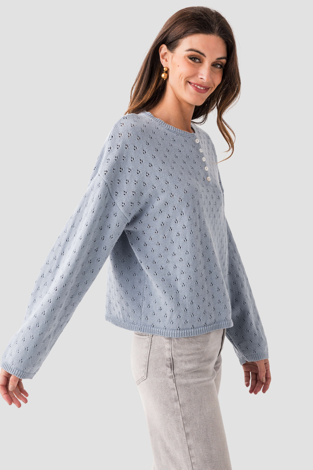 Things Between Piper Pointelle Sweater