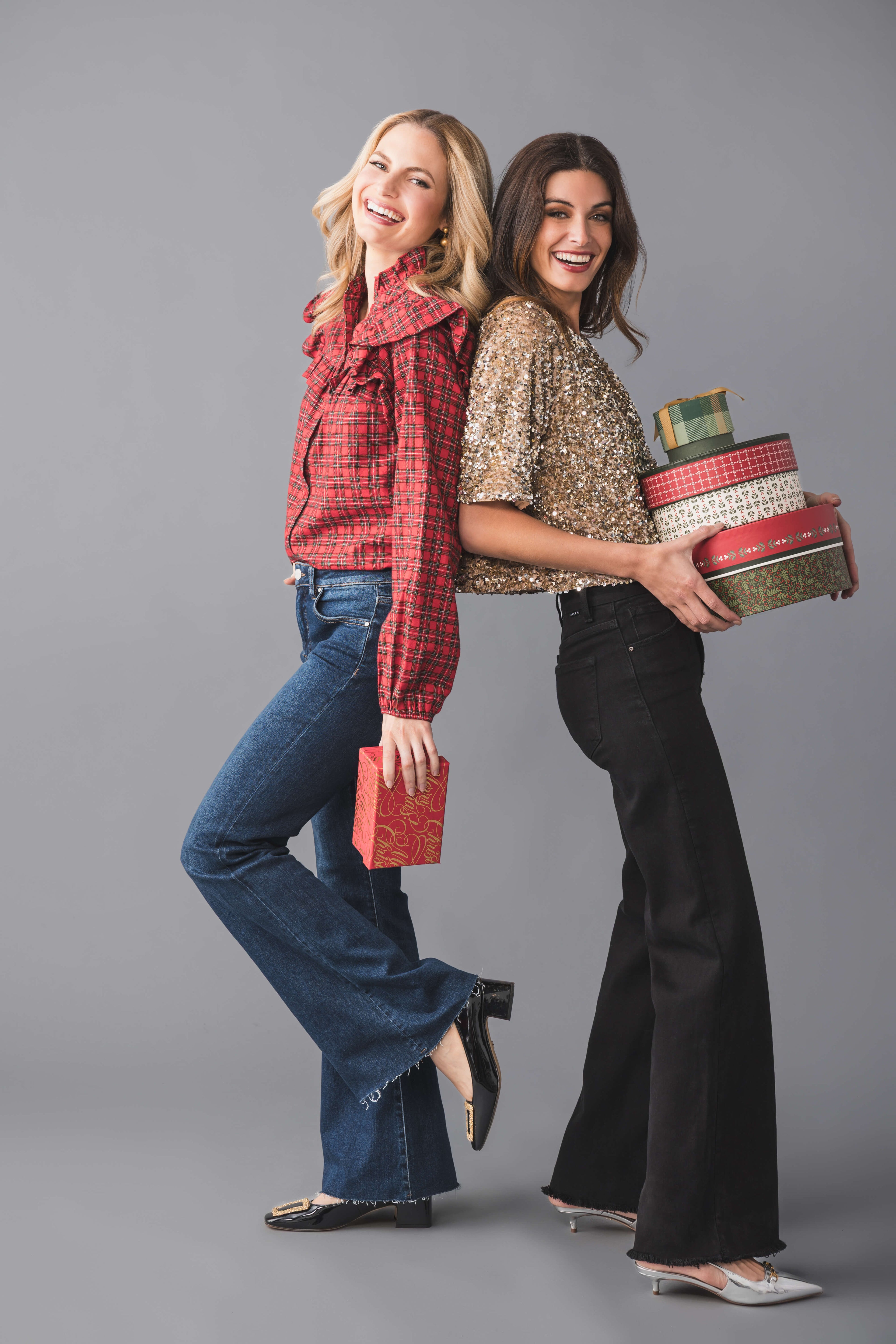 Fate Plaid Ruffle Top