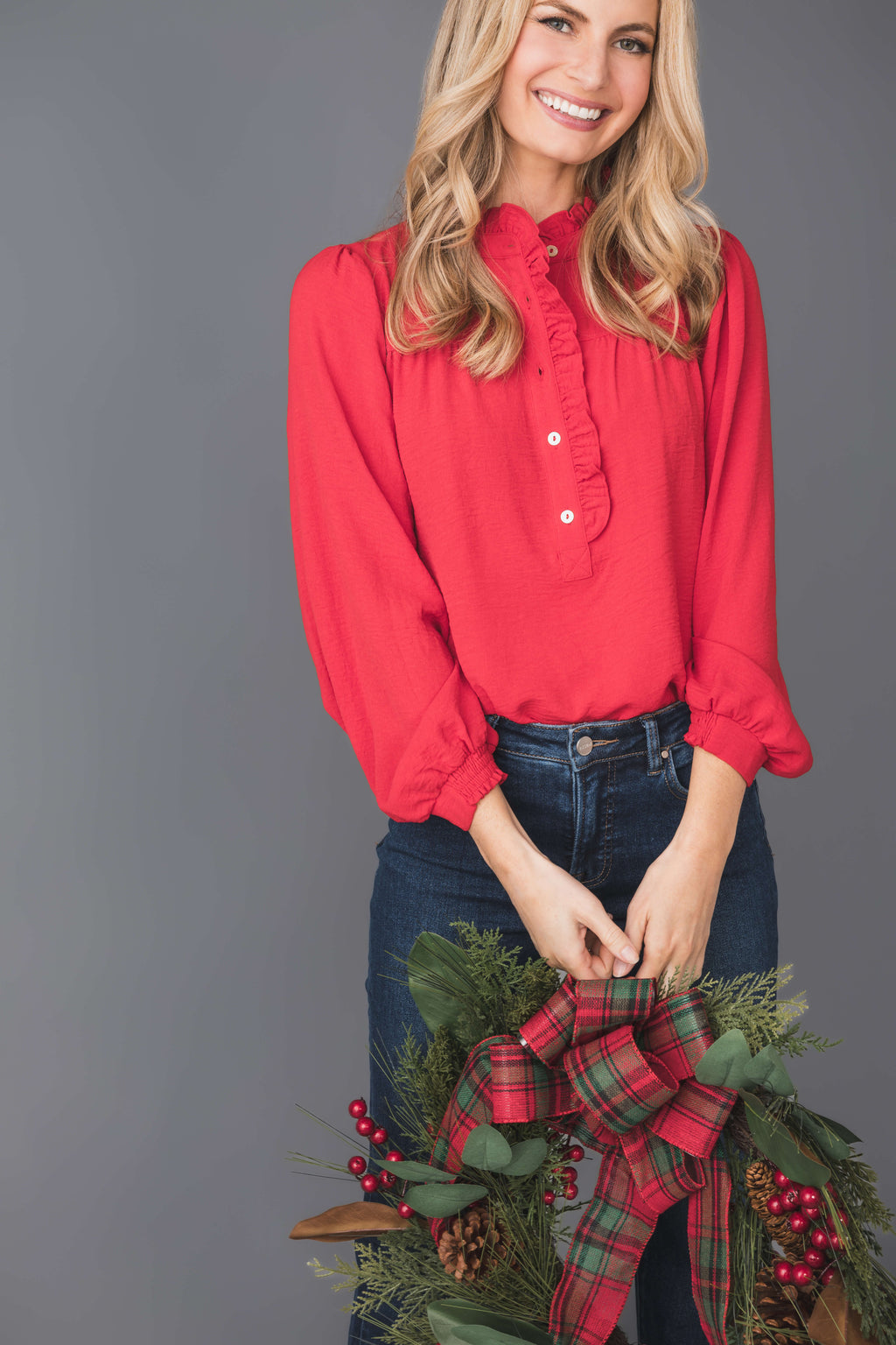 Jodifl Ruffle Detail Top