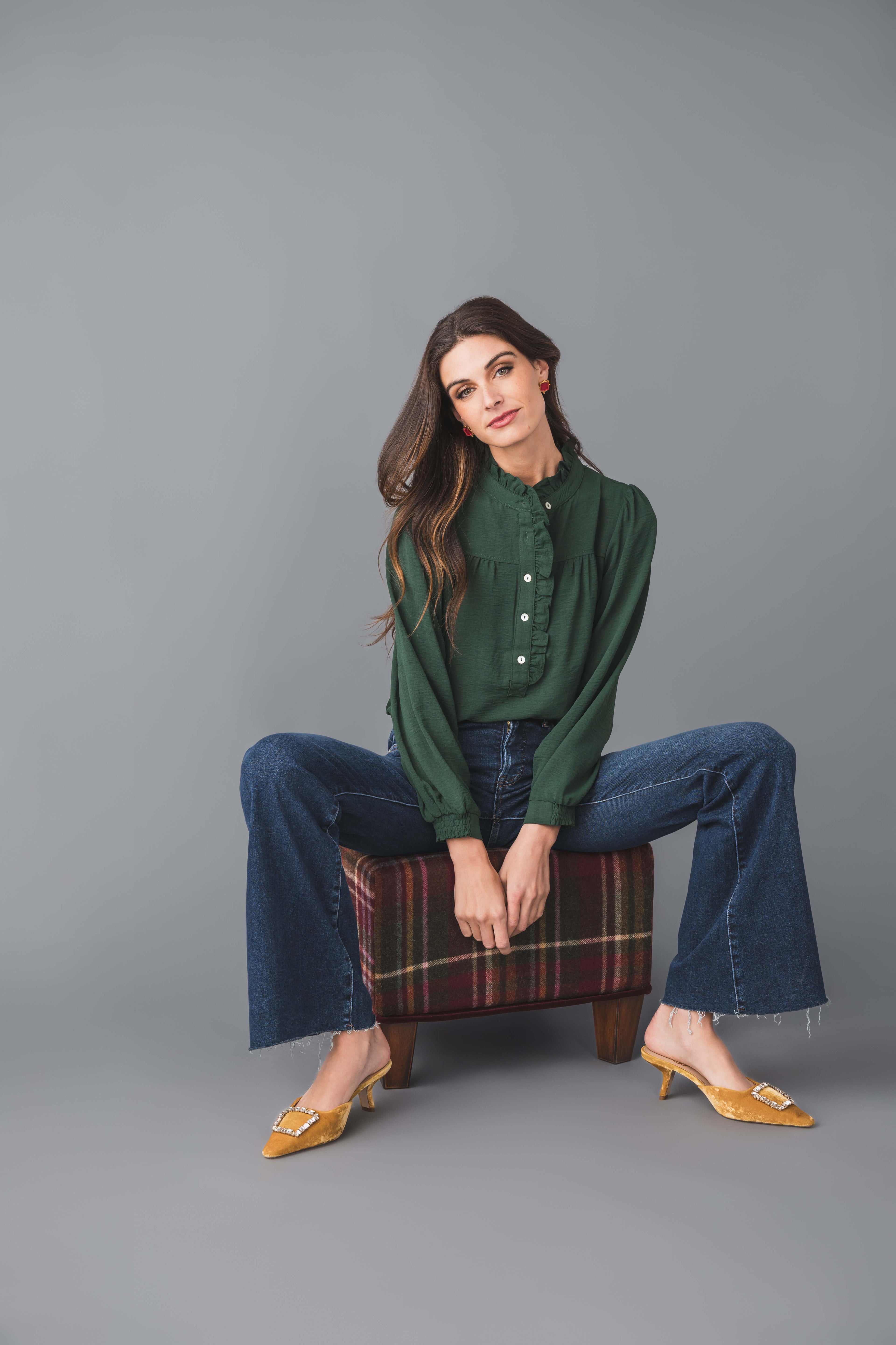 Jodifl Ruffle Detail Top