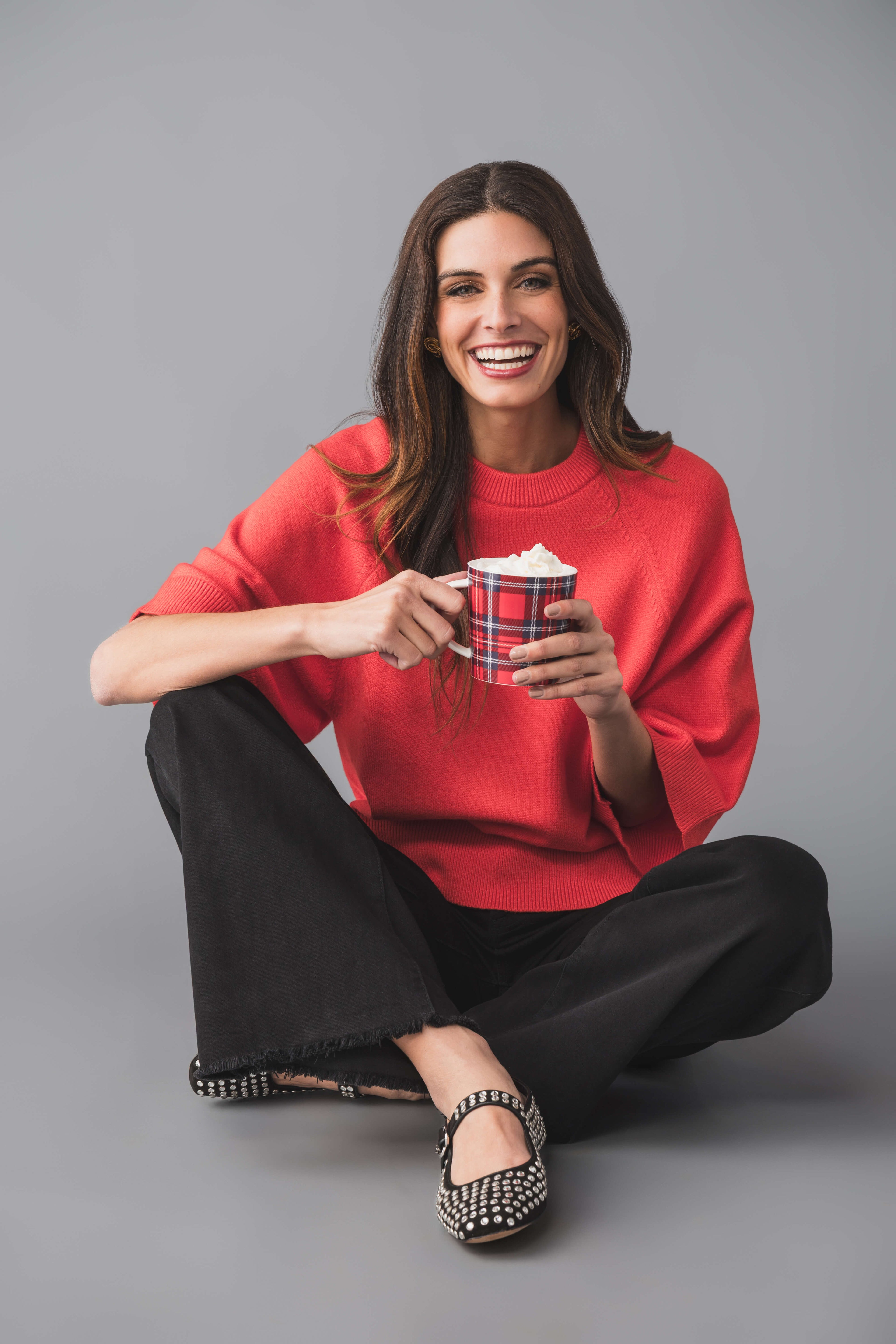 Jodifl Relaxed Short Sleeve Sweater Top