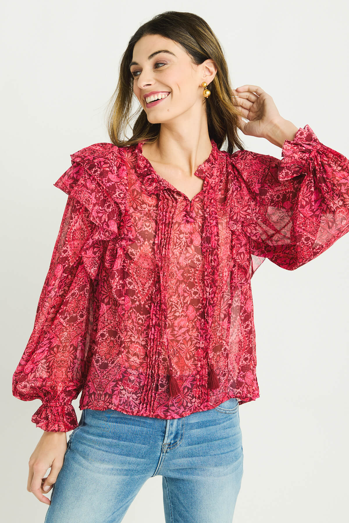 Olivaceous Libby Top