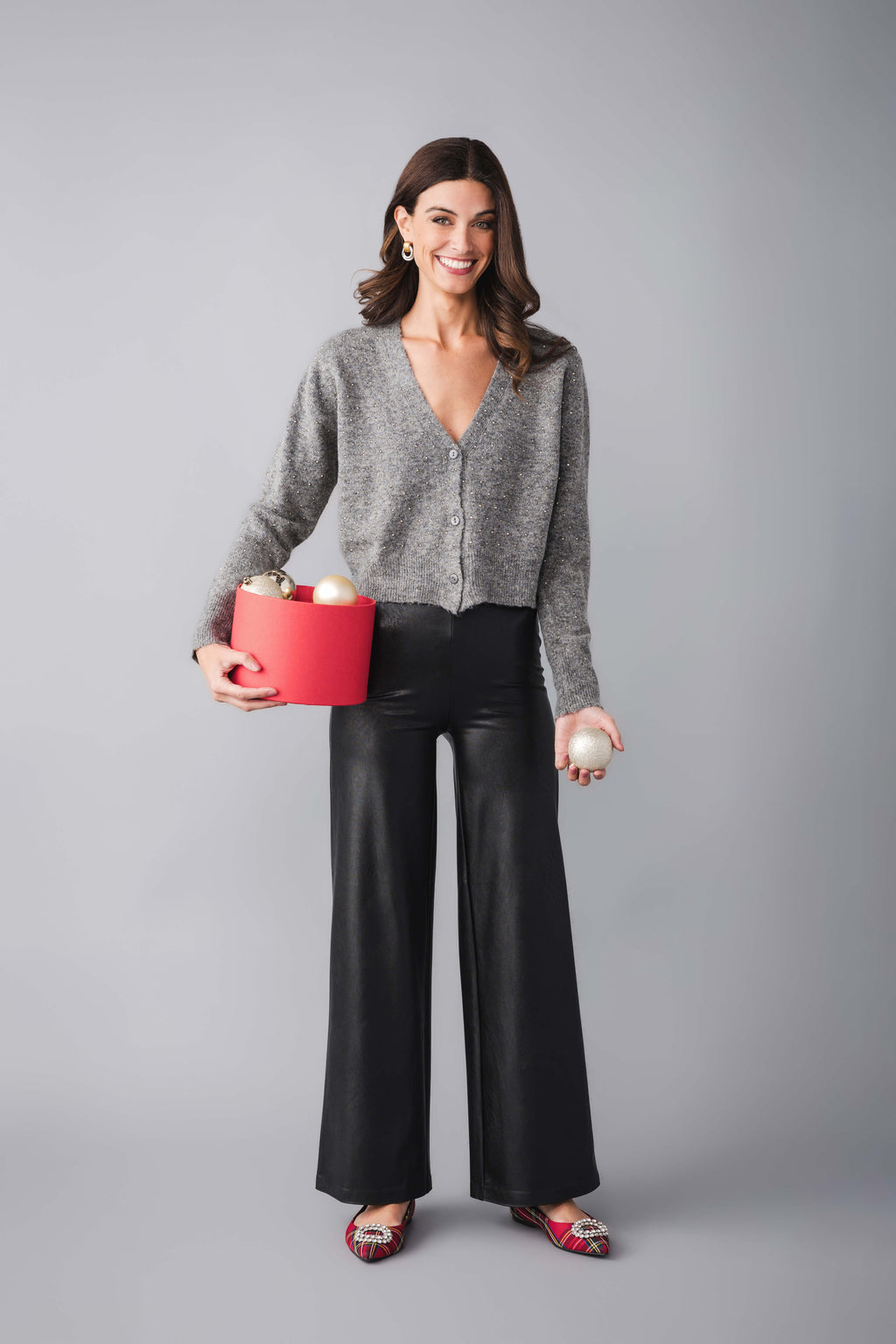 RD Style Tesni Long Sleeve Vneck Cardigan