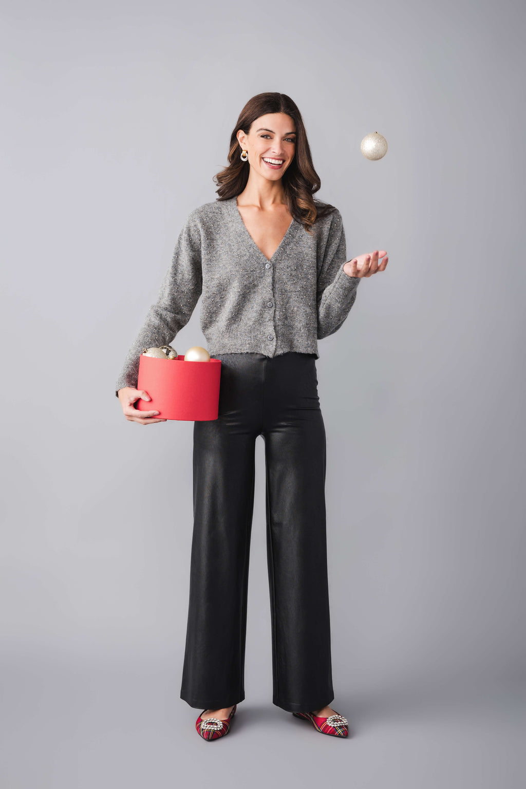 RD Style Tesni Long Sleeve Vneck Cardigan