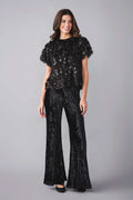 THML Sequin Eyelash Top