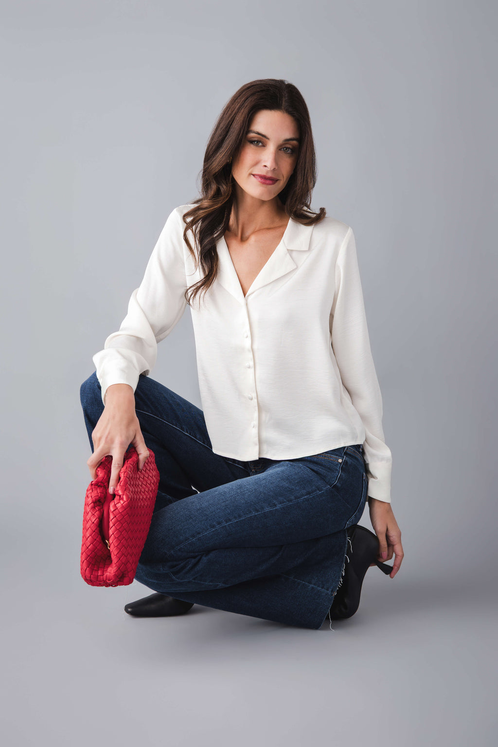 Z Supply Ana Satin Top