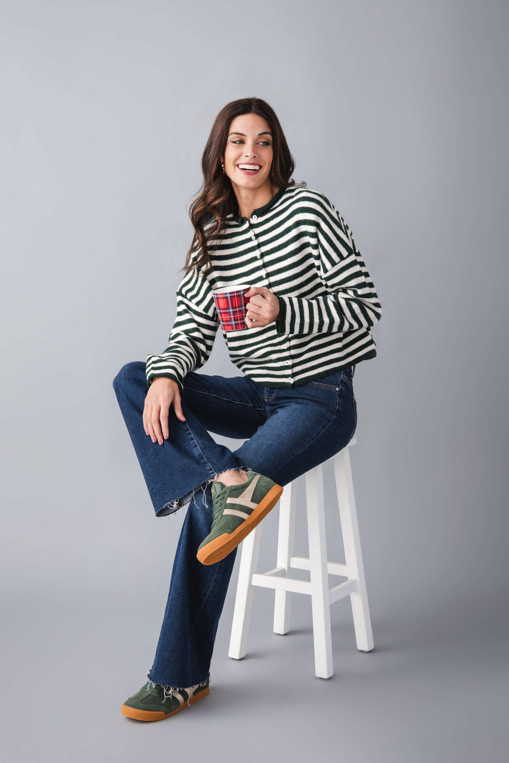 Things Between Striped Piper Cardigan