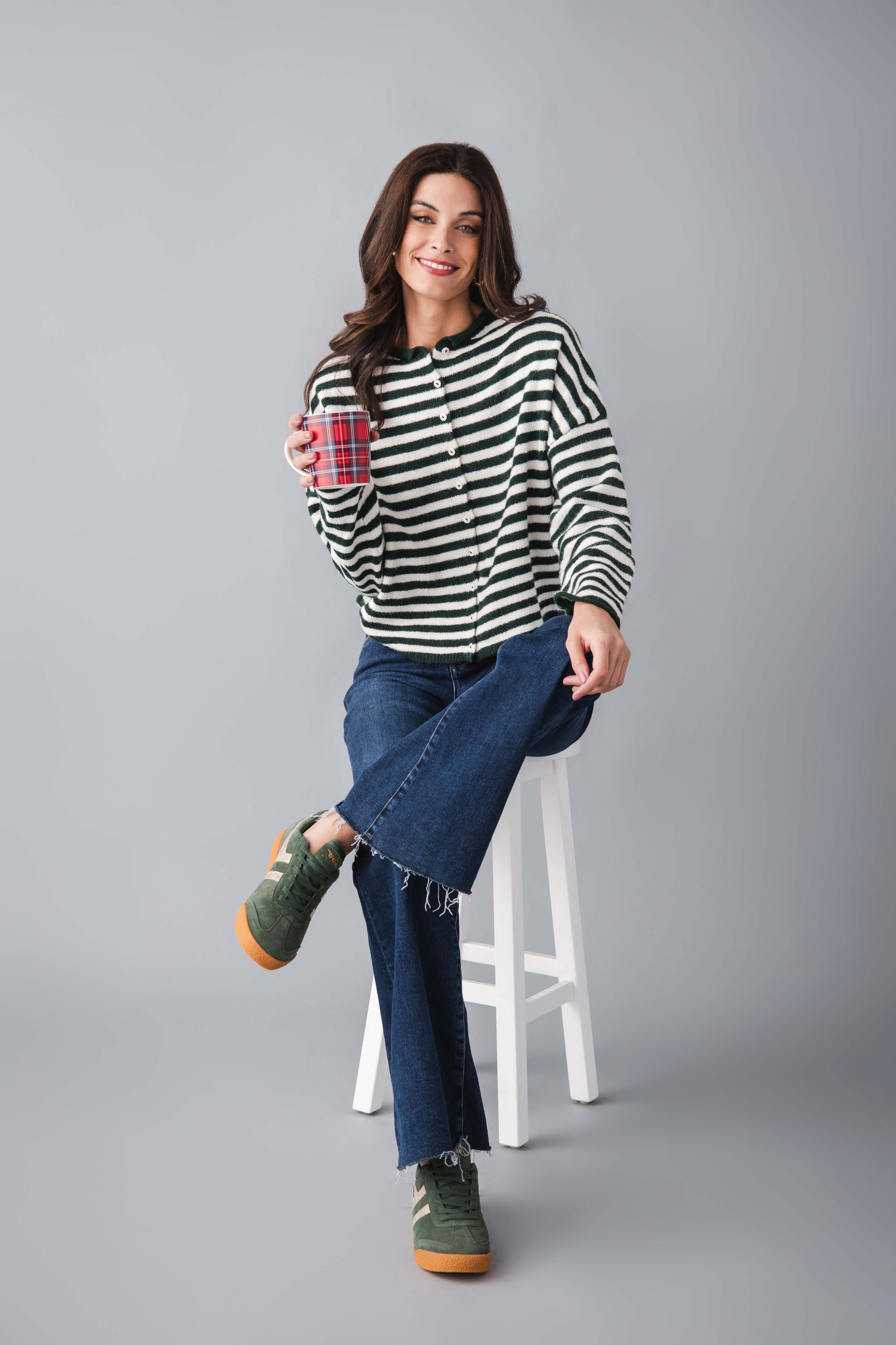 Things Between Striped Piper Cardigan