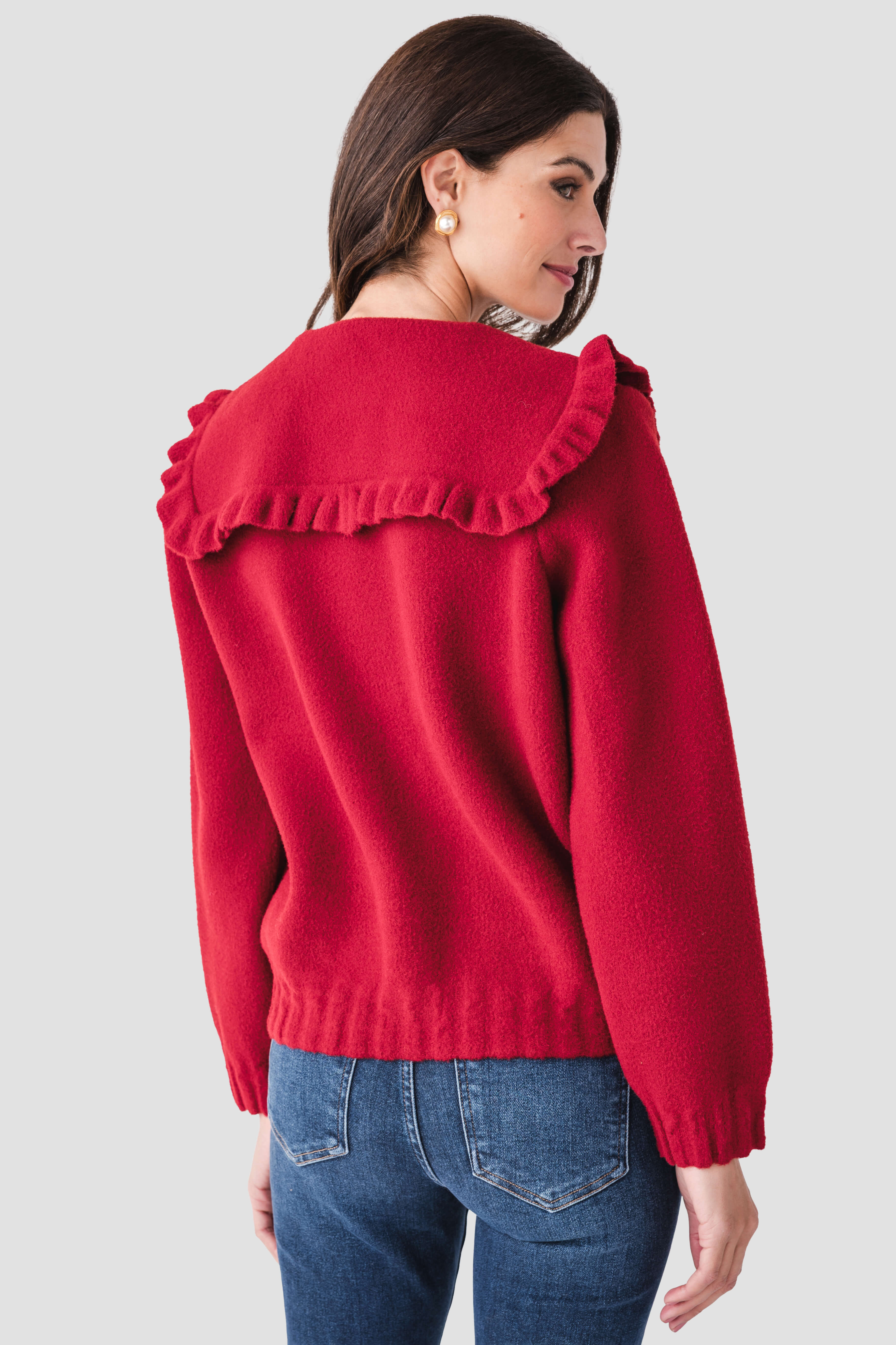 Aaron and Amber Peterpan Collar Cardigan