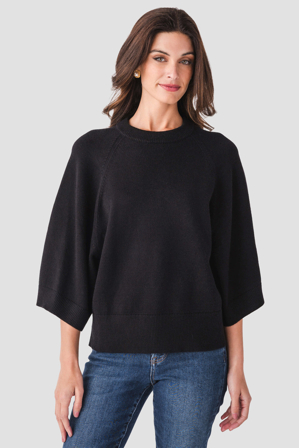 Jodifl Relaxed Short Sleeve Sweater Top