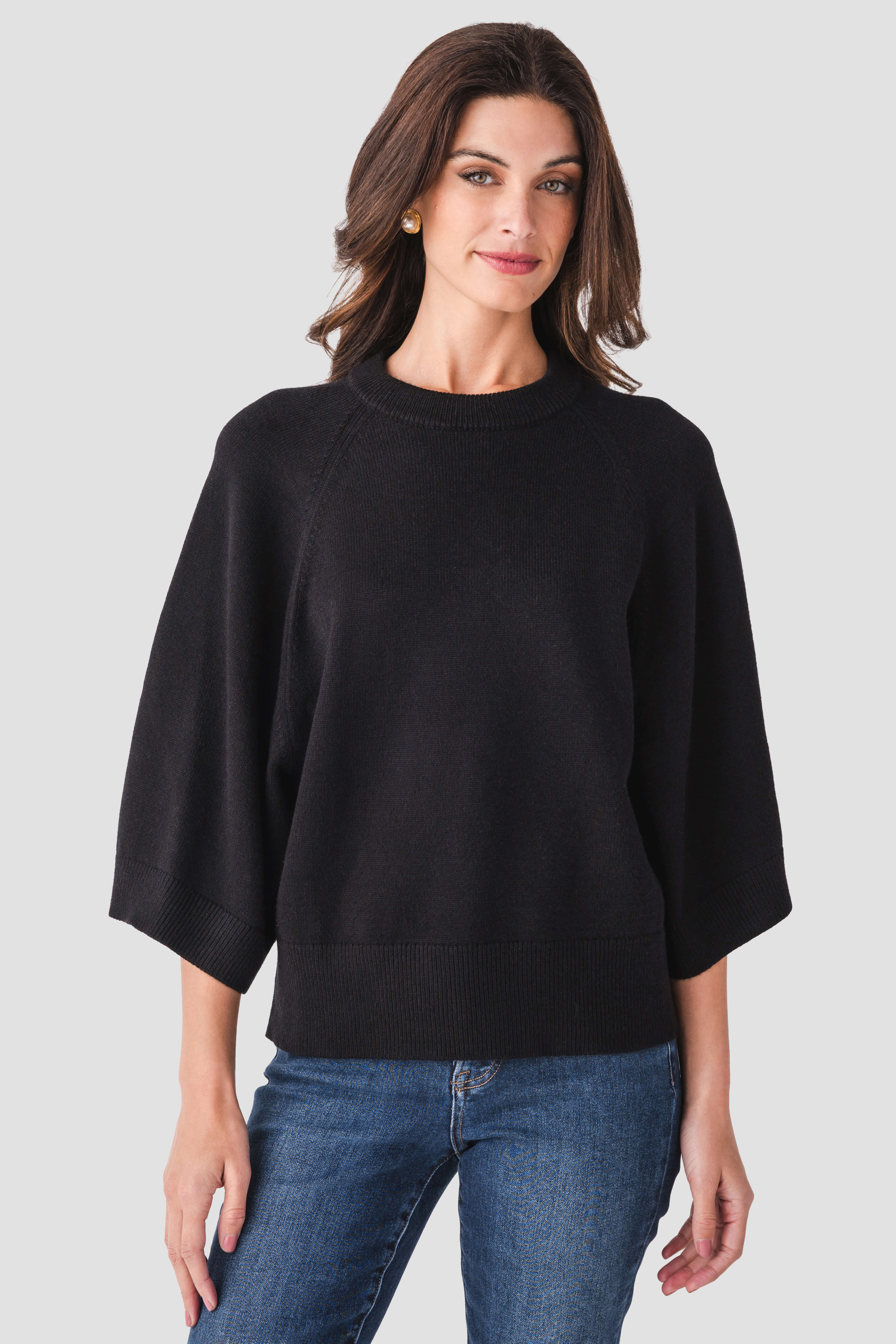 Jodifl Relaxed Short Sleeve Sweater Top