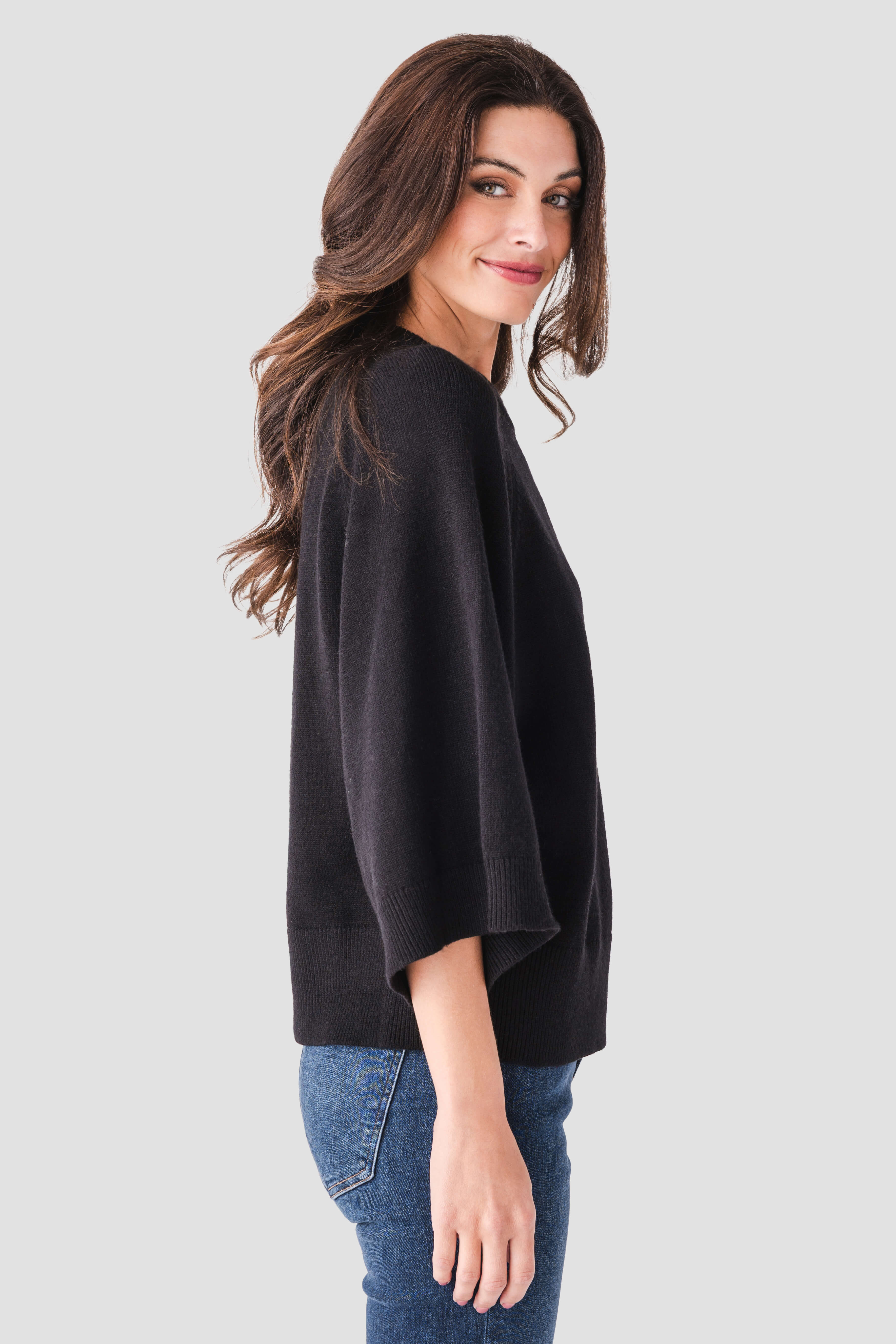 Jodifl Relaxed Short Sleeve Sweater Top