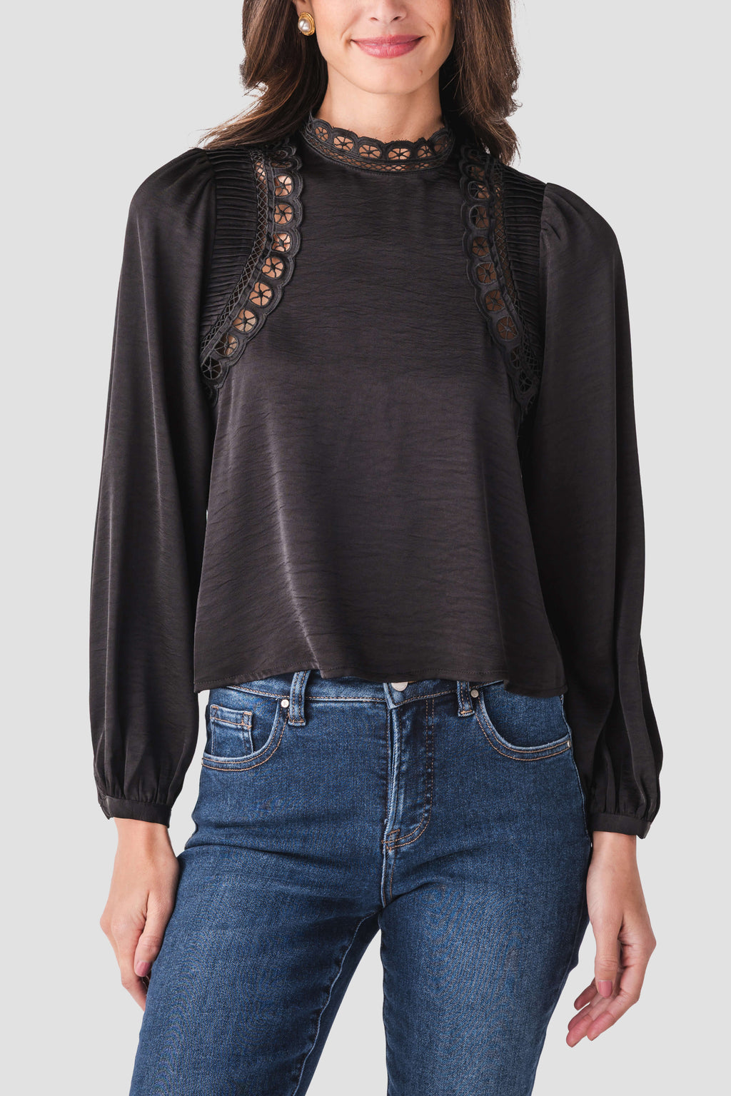 Z Supply Silvana Embroidered Top