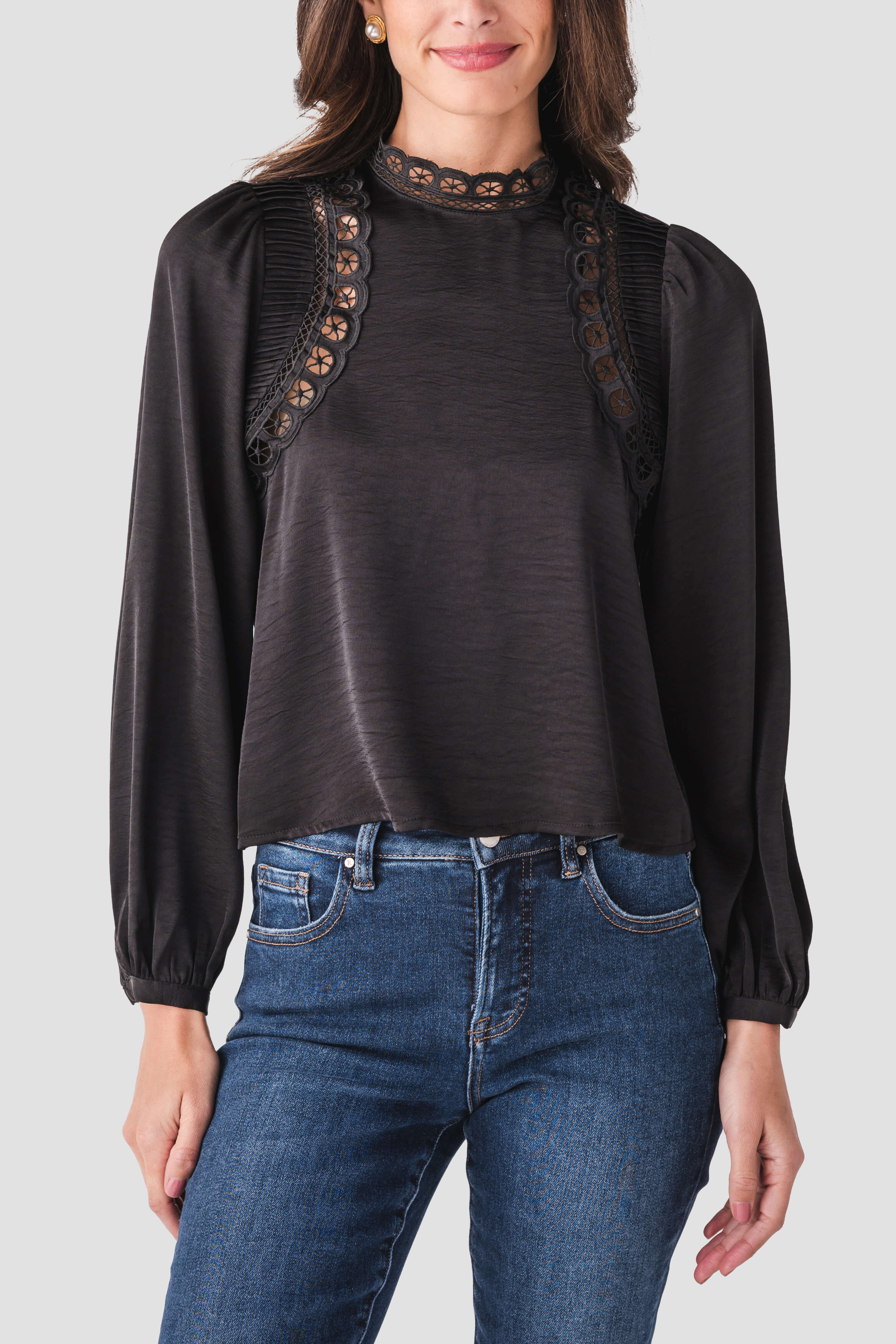 Z Supply Silvana Embroidered Top