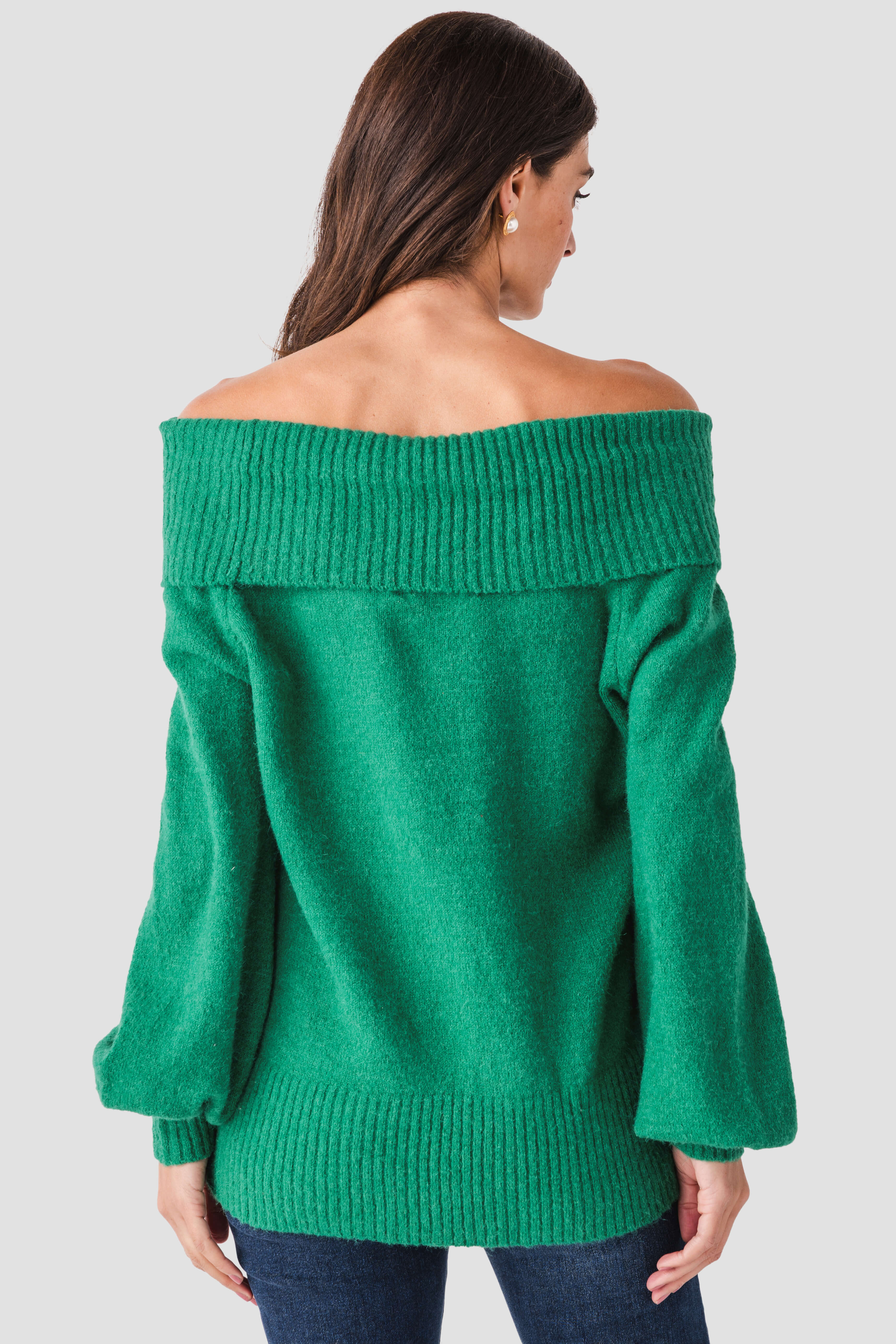 Vine & Love Off The Shoulder Sweater Knit Top