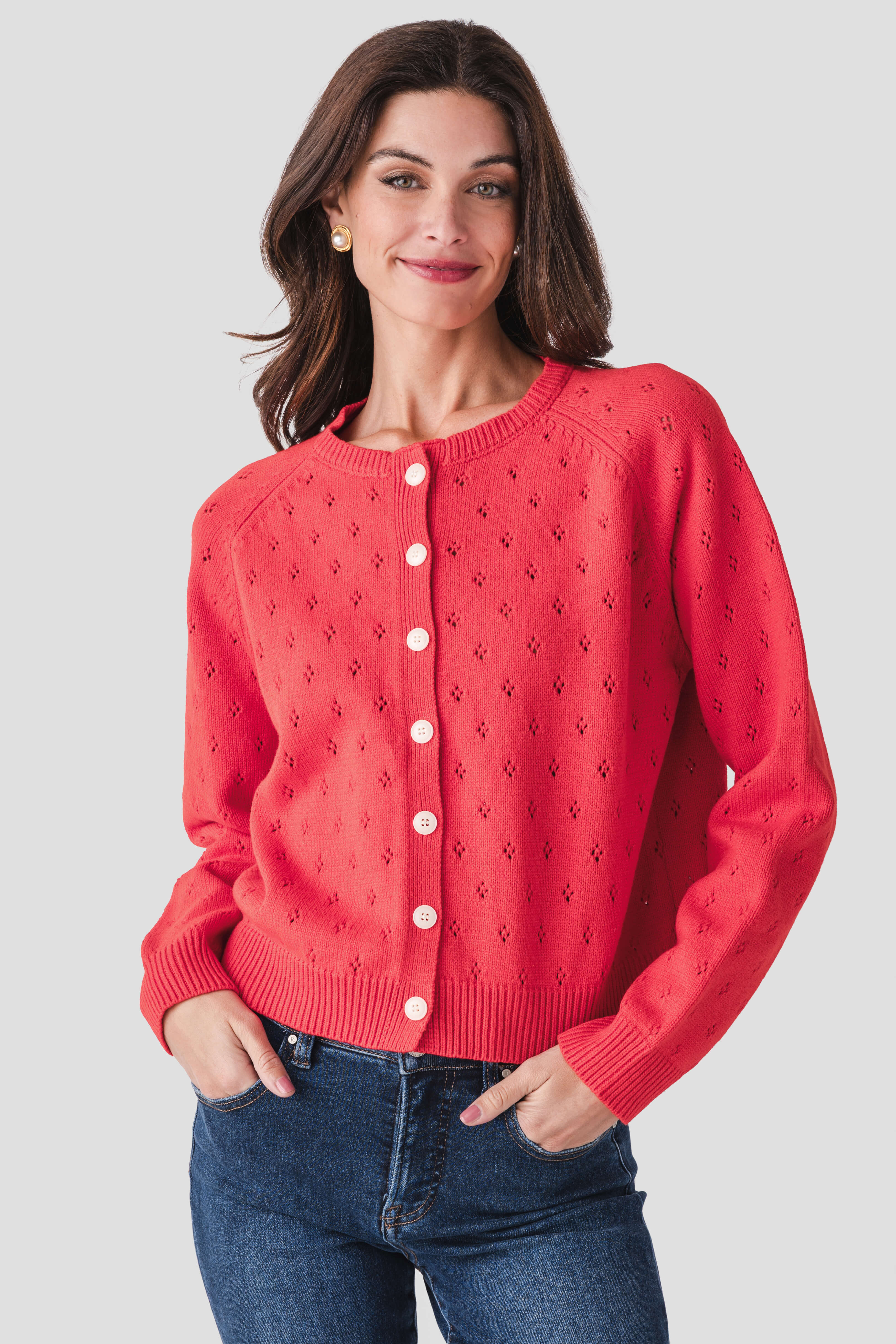 Things Between Pointelle Cardigan