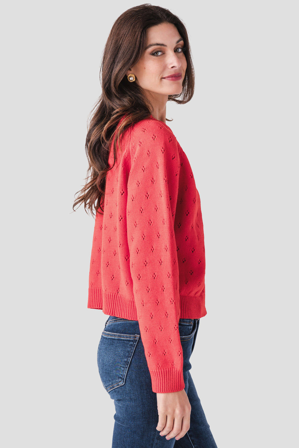 Things Between Pointelle Cardigan