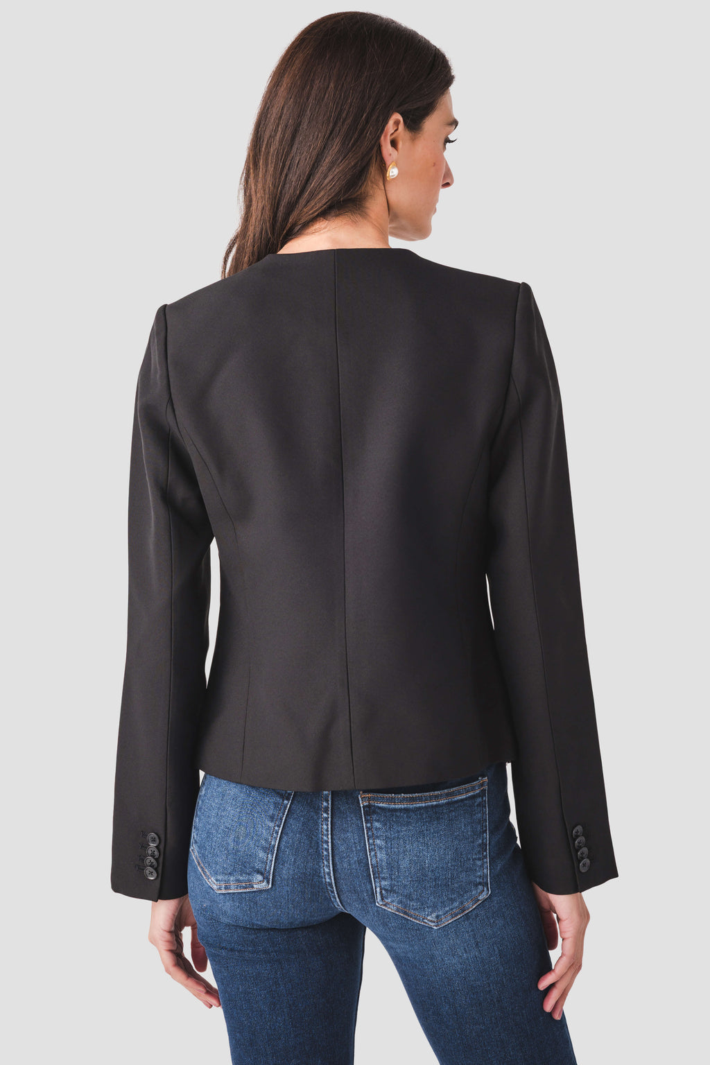 Fore Collection Round Neck Blazer