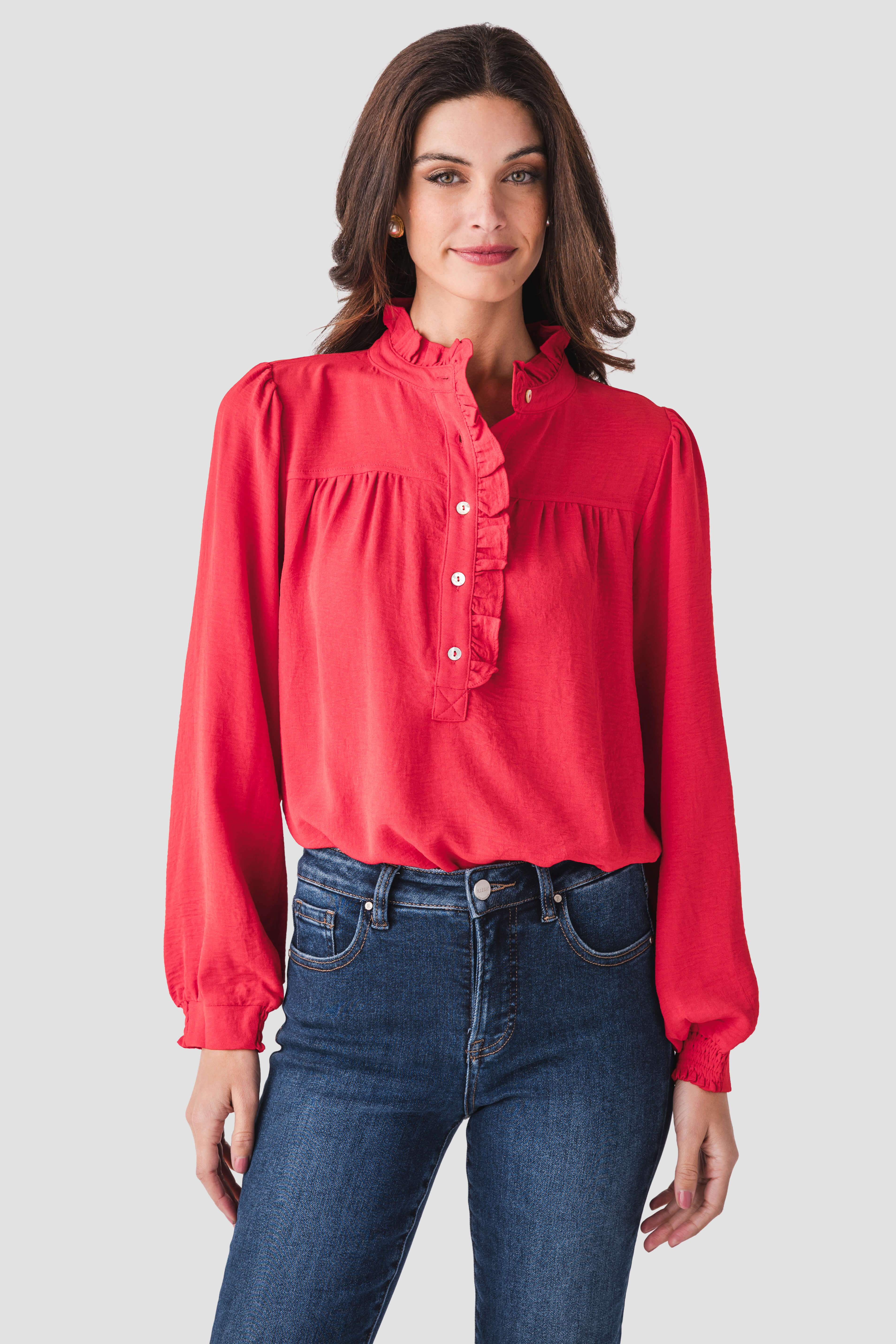Jodifl Ruffle Detail Top