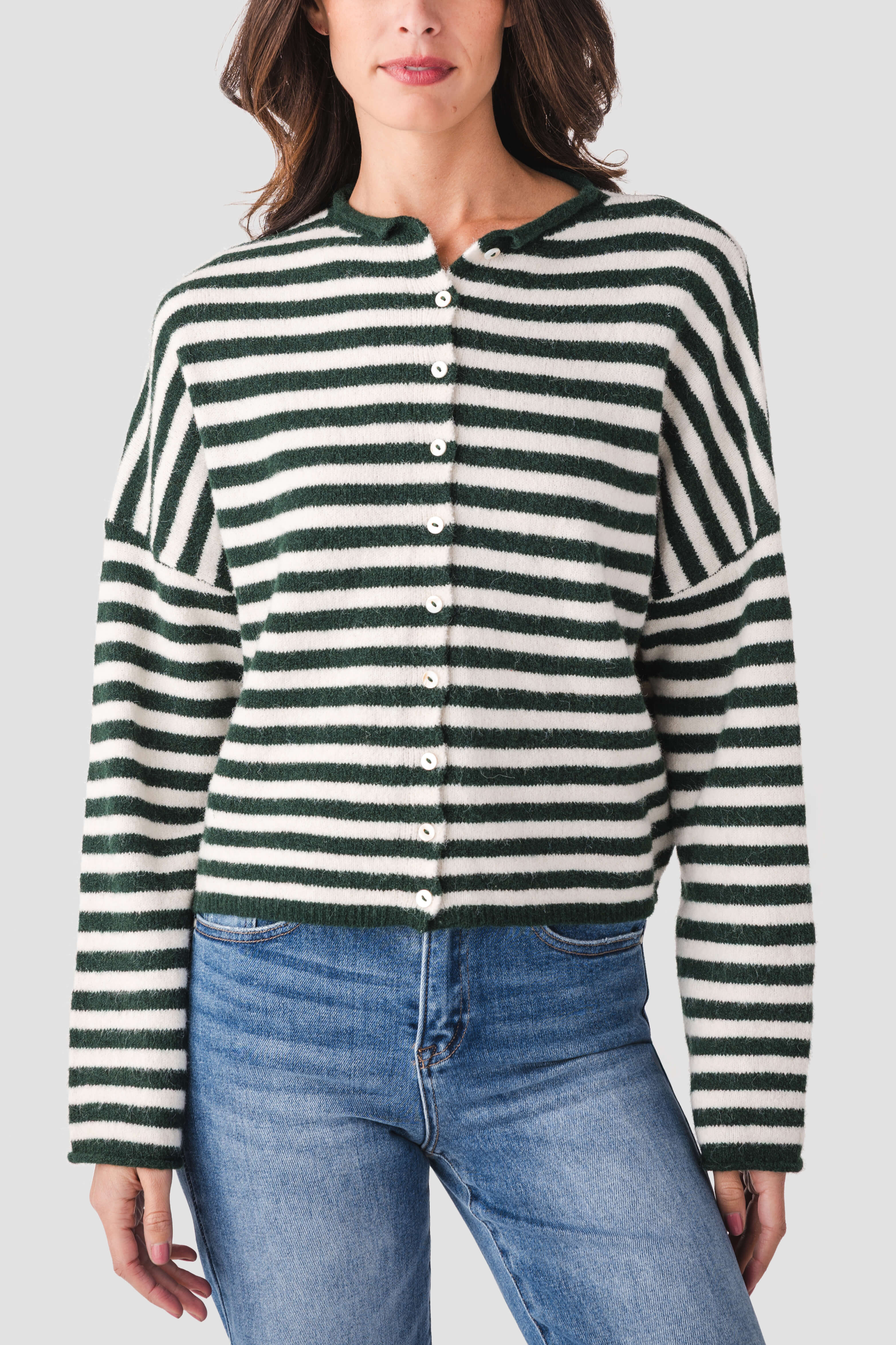 Things Between Striped Piper Cardigan