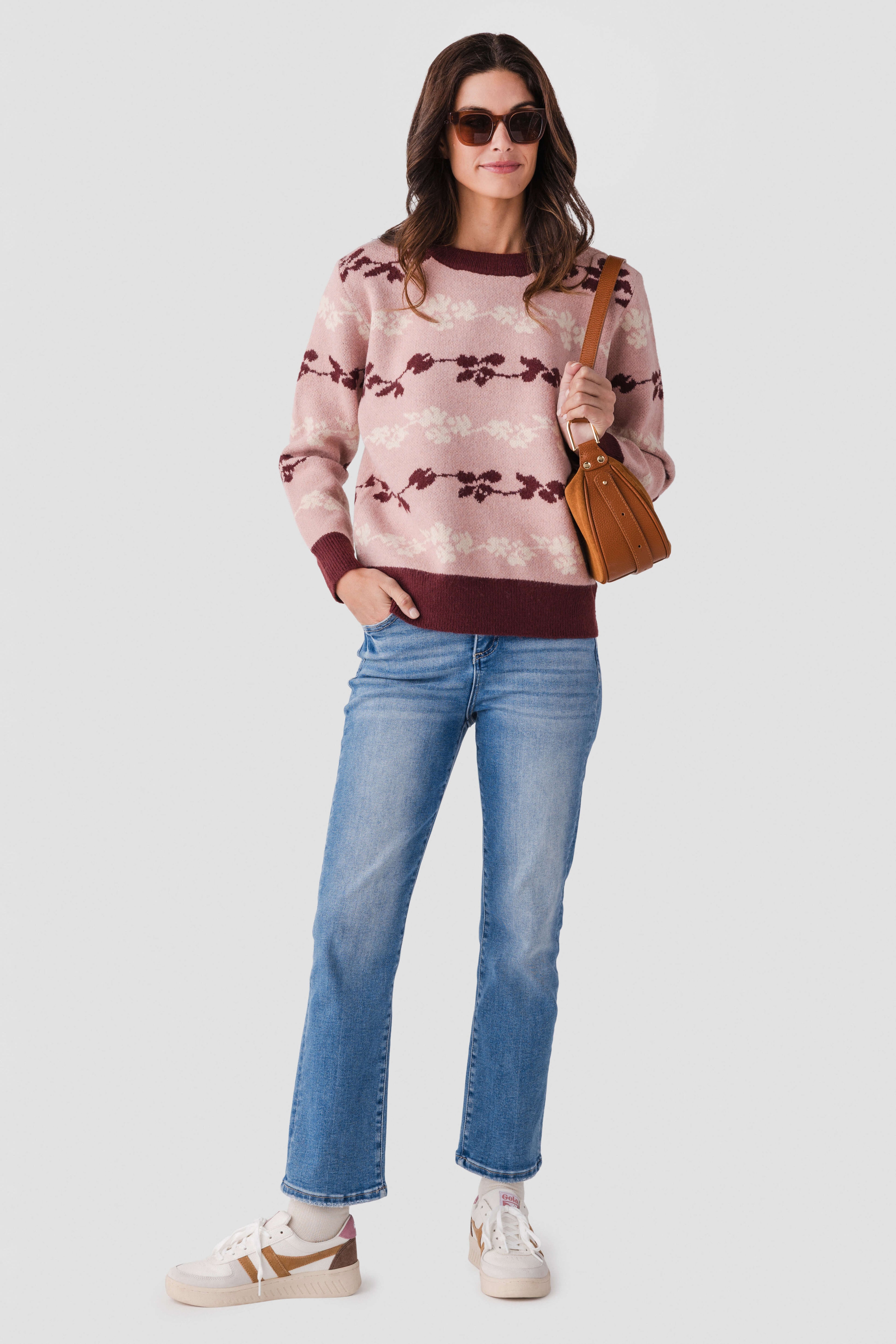 Risen Trish High Rise Straight Crop Jeans