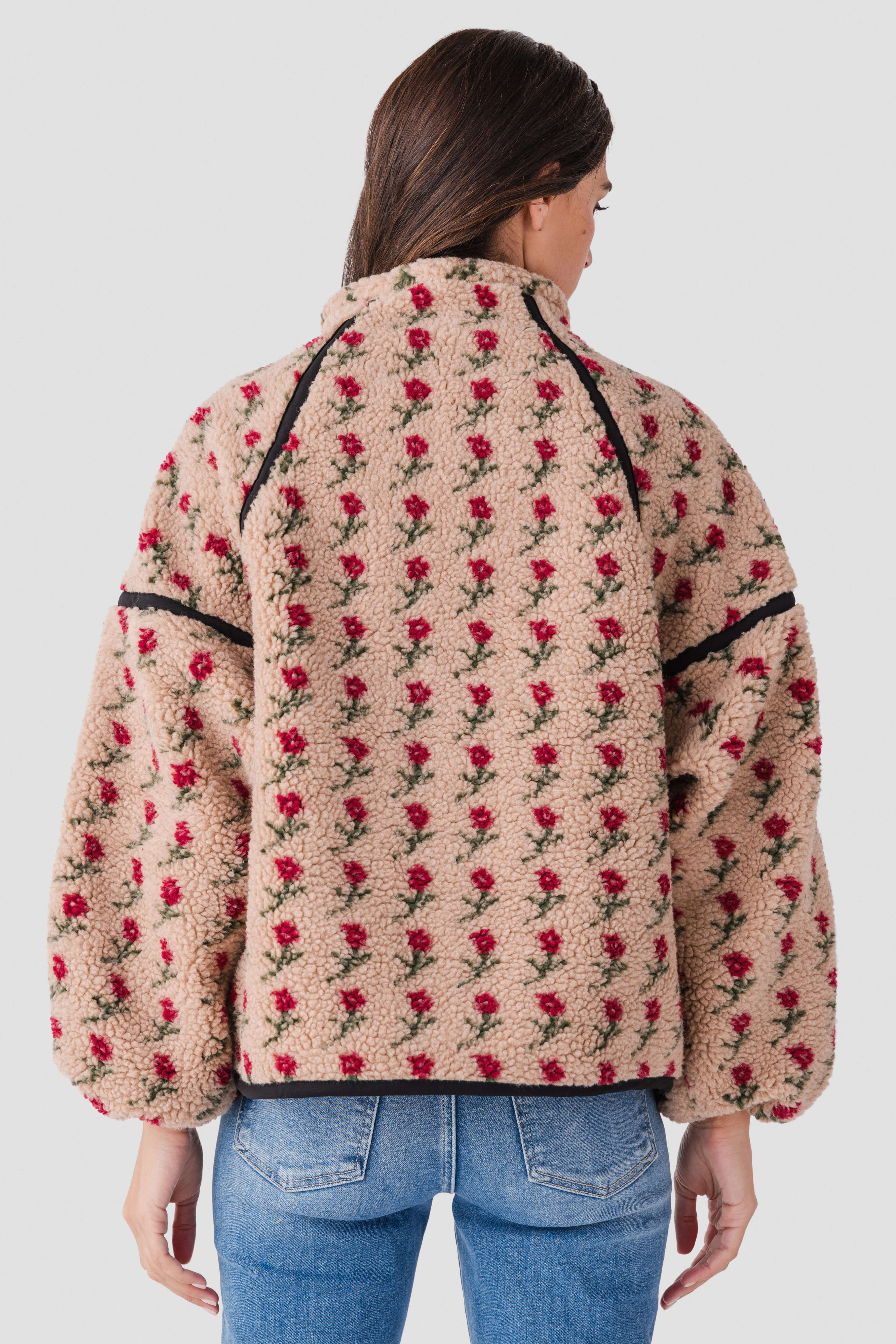 Promesa Floral Fleece Jacket