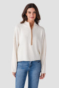 Promesa Half-zip Mock-neck Sweater