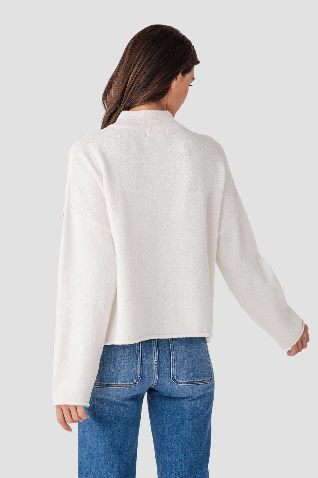 Promesa Half-zip Mock-neck Sweater