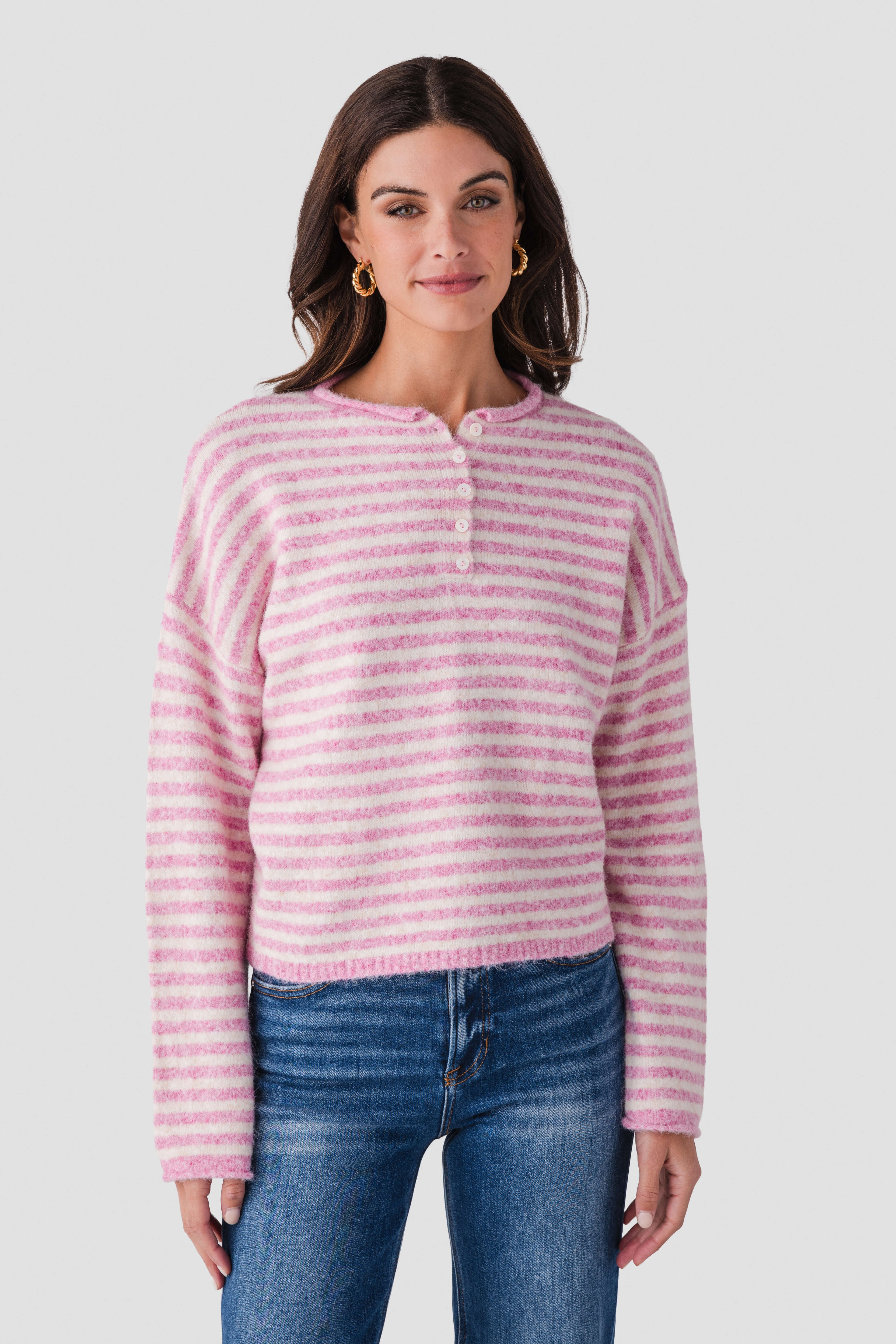 Things Between Striped Piper Pullover