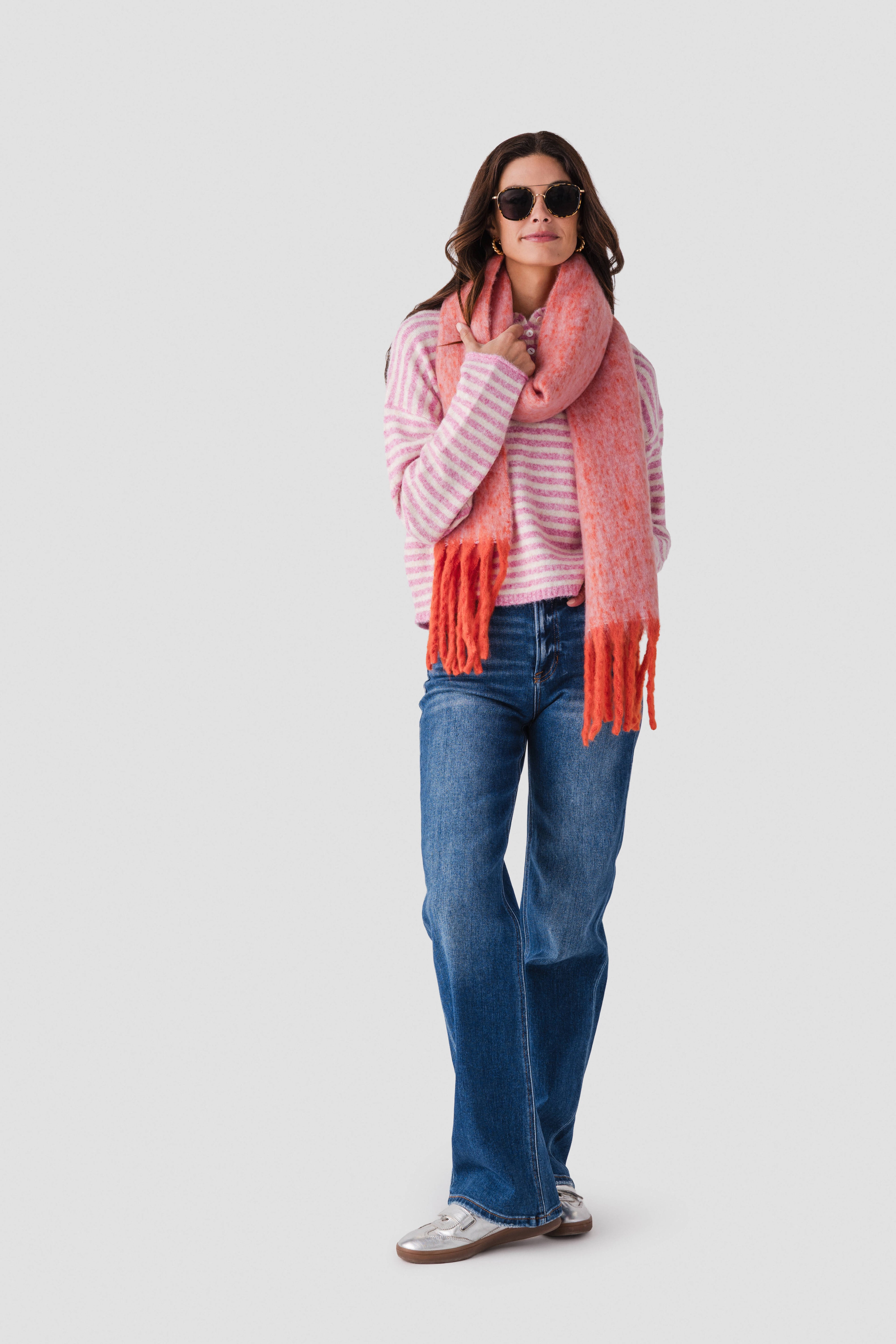 Things Between Striped Piper Pullover