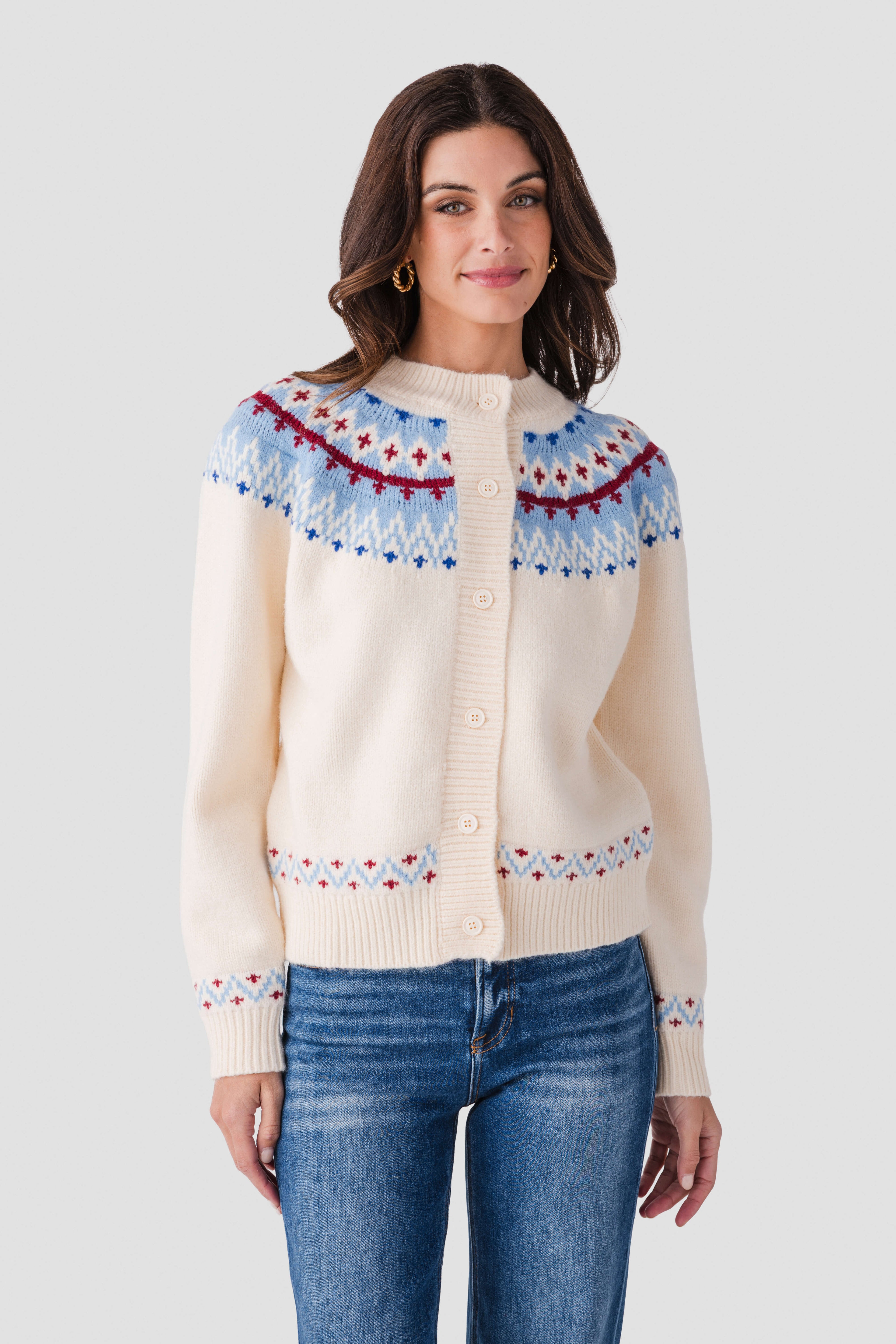 Pinch Nordic Button Down Cardigan