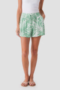 Elan Palm Print Shorts