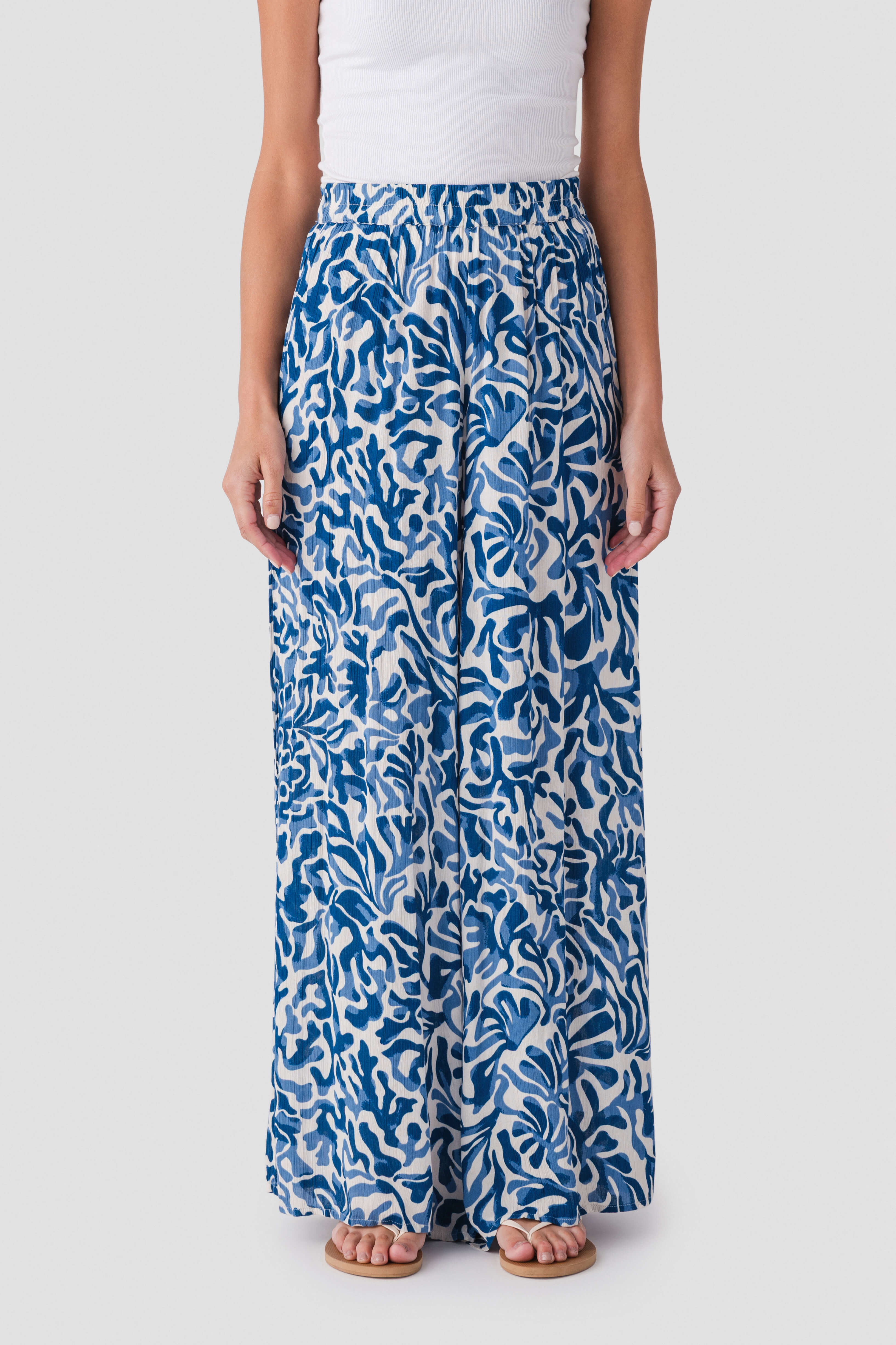 Elan Coral Printed Beach Pants
