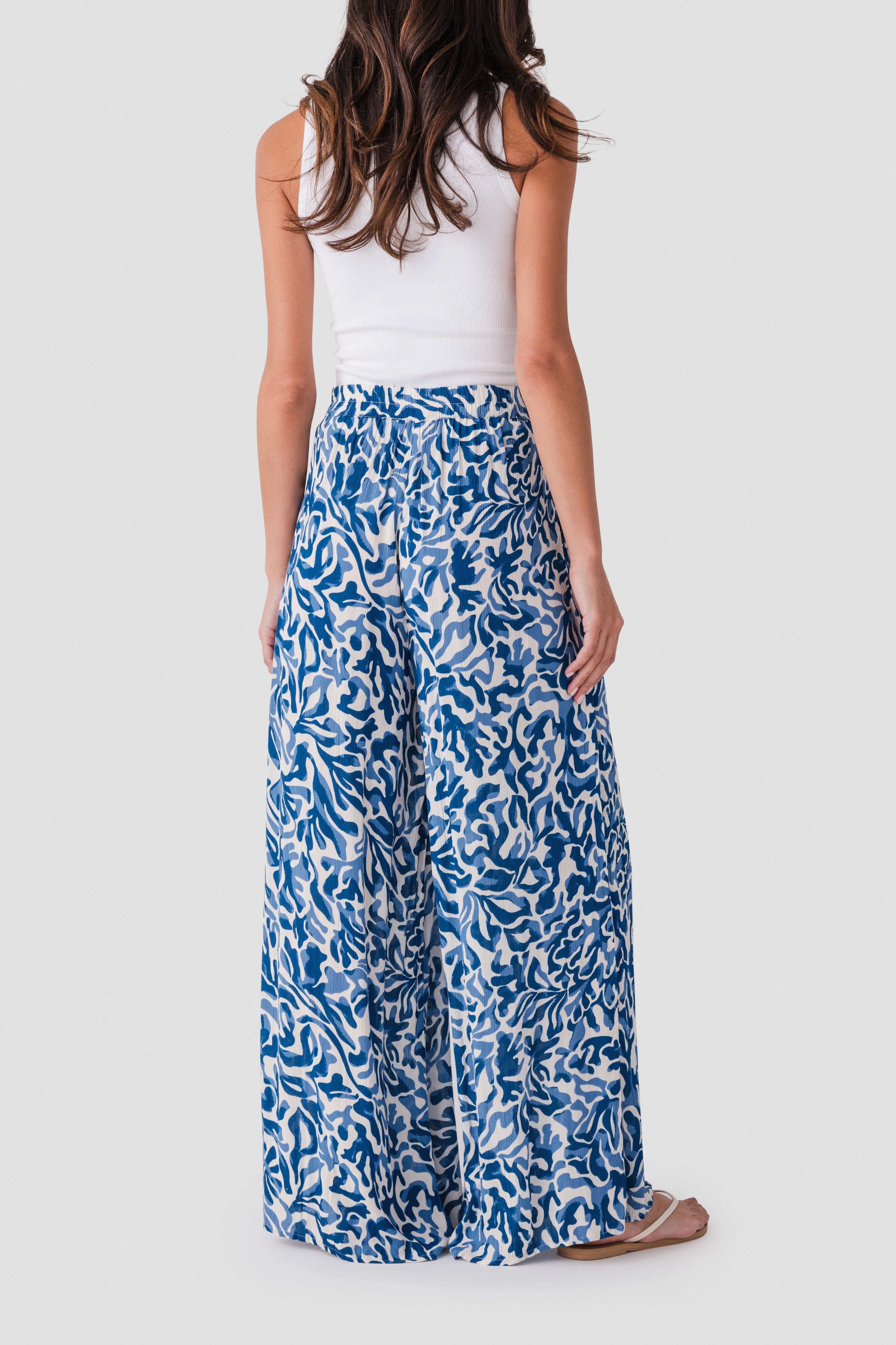 Elan Coral Printed Beach Pants