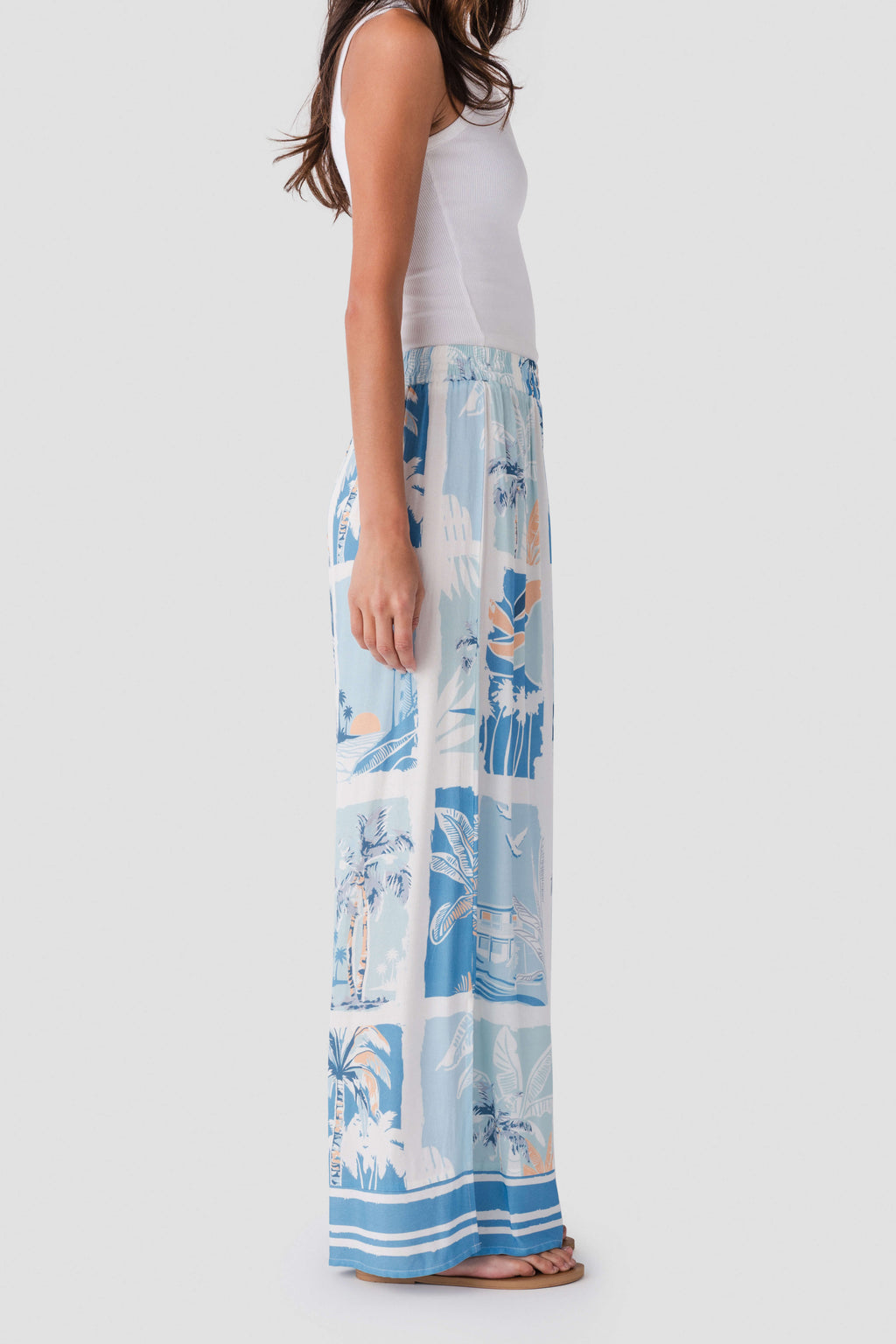 Surf Gypsy Island Postcard Wide Leg Pants