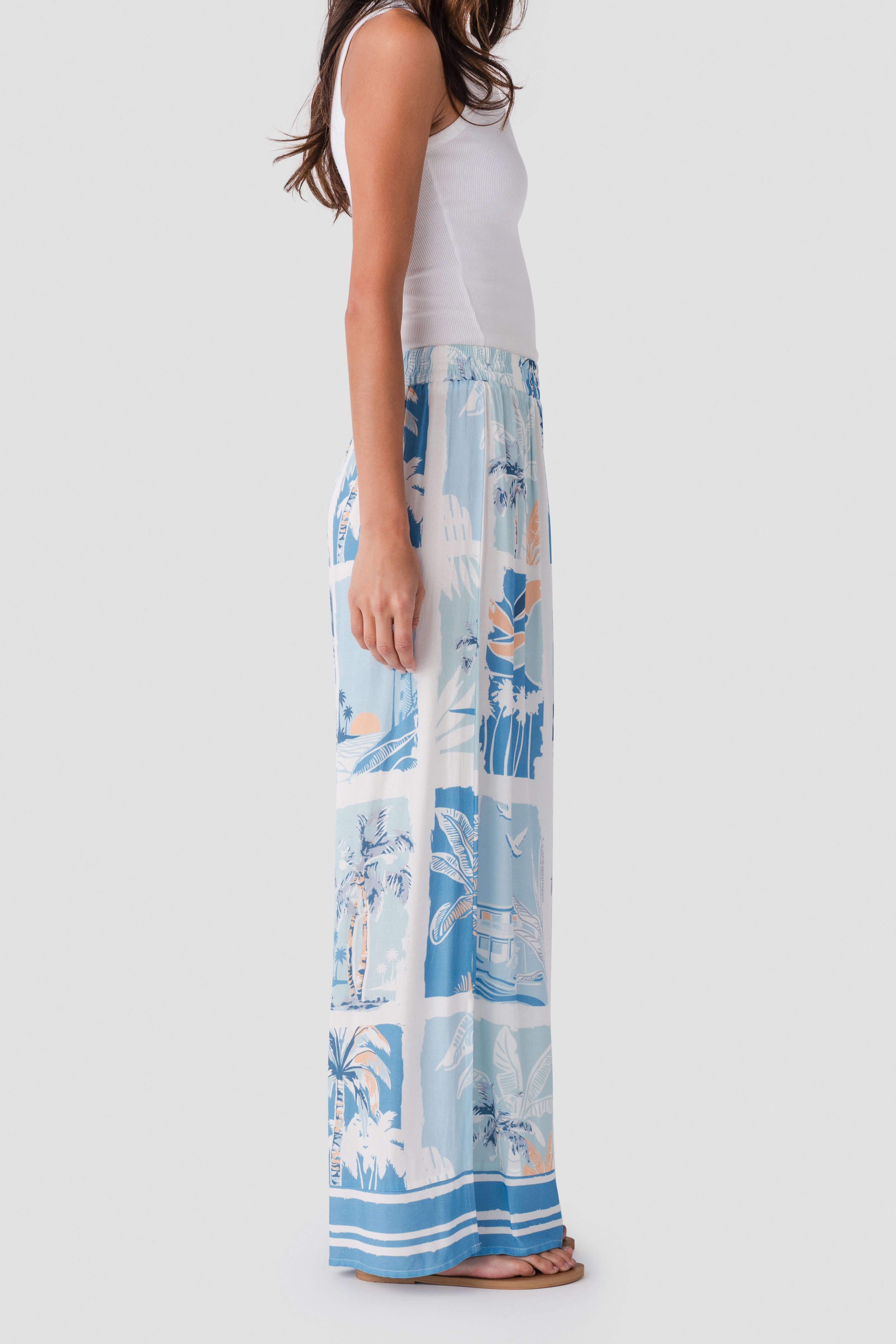 Surf Gypsy Island Postcard Wide Leg Pants