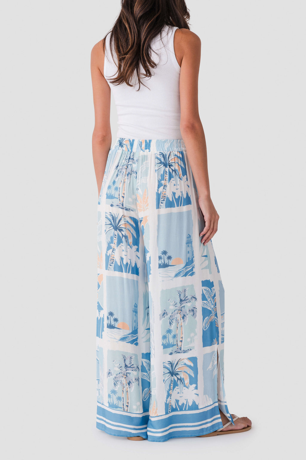 Surf Gypsy Island Postcard Wide Leg Pants