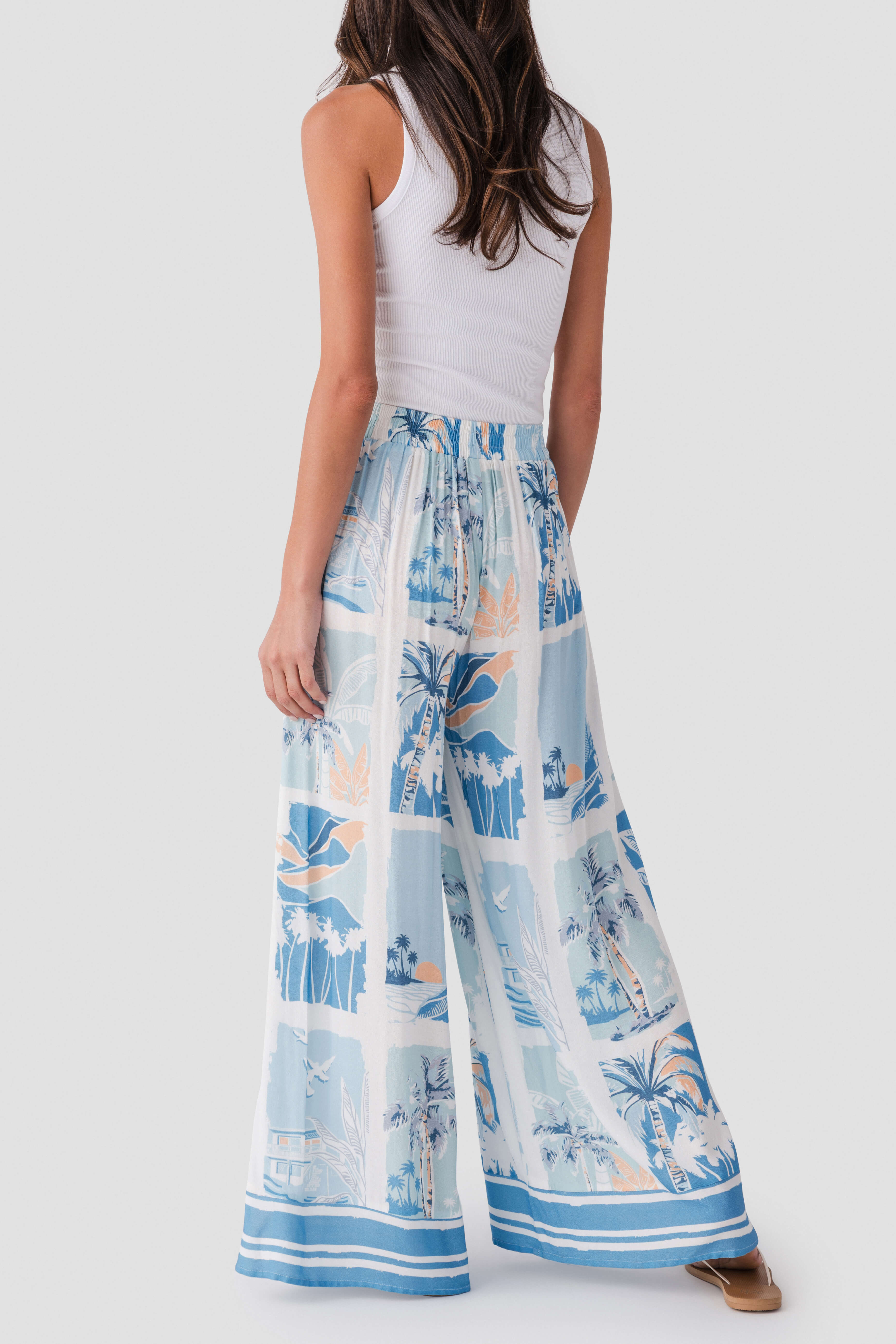 Surf Gypsy Island Postcard Wide Leg Pants