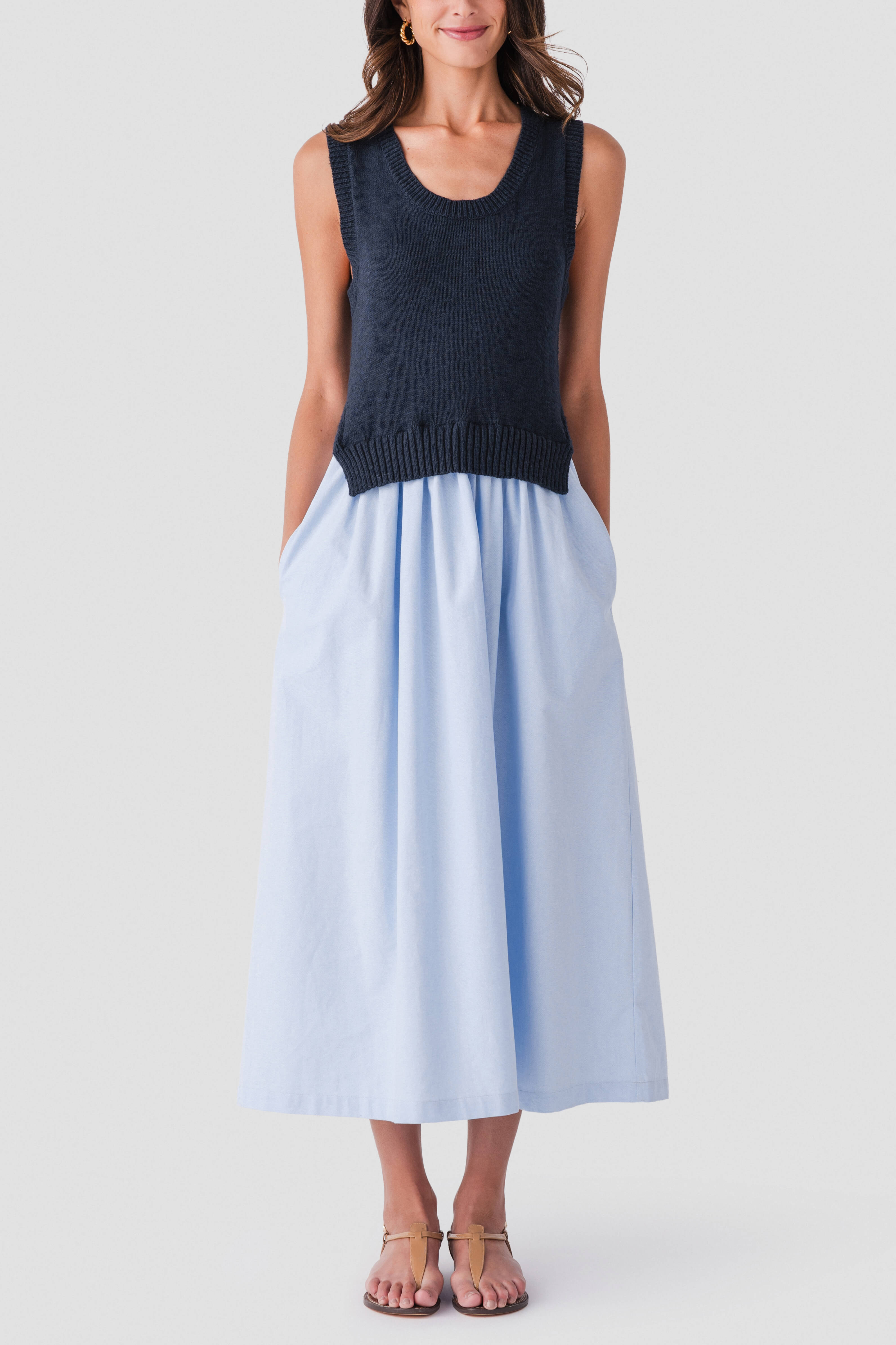 twofer maxi dress Oakmont Twofer Maxi Dress VICI