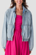 Free People Birdie Denim Jacket