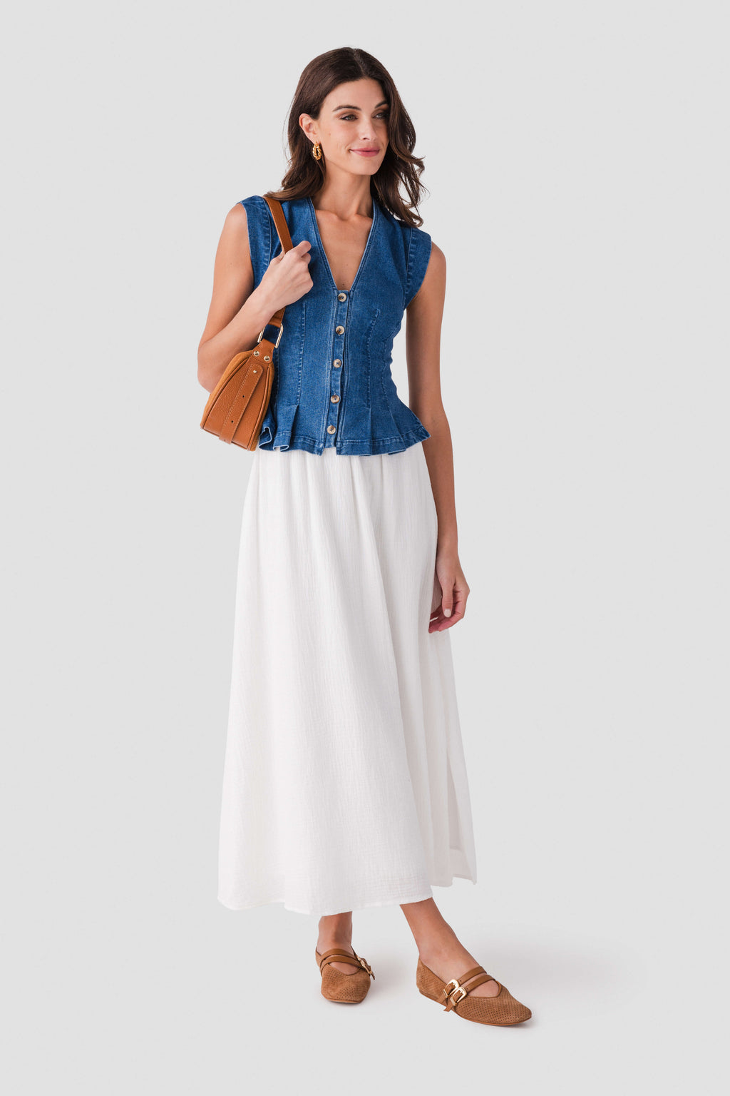 Wishlist Gauze Maxi Skirt