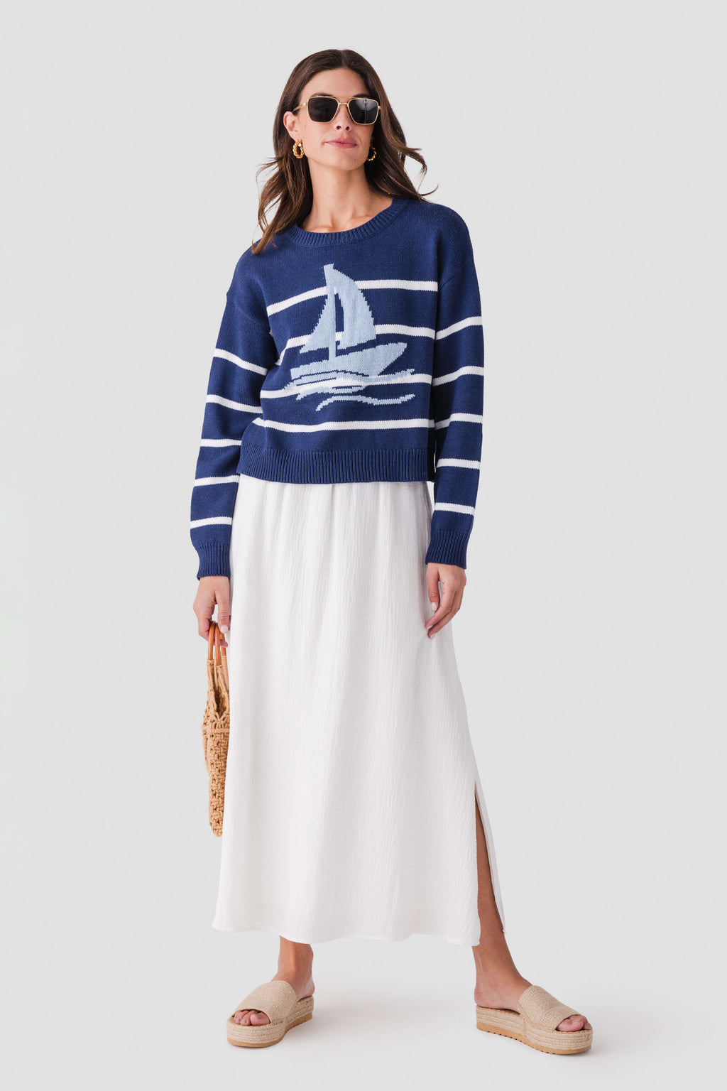 Wishlist Gauze Maxi Skirt