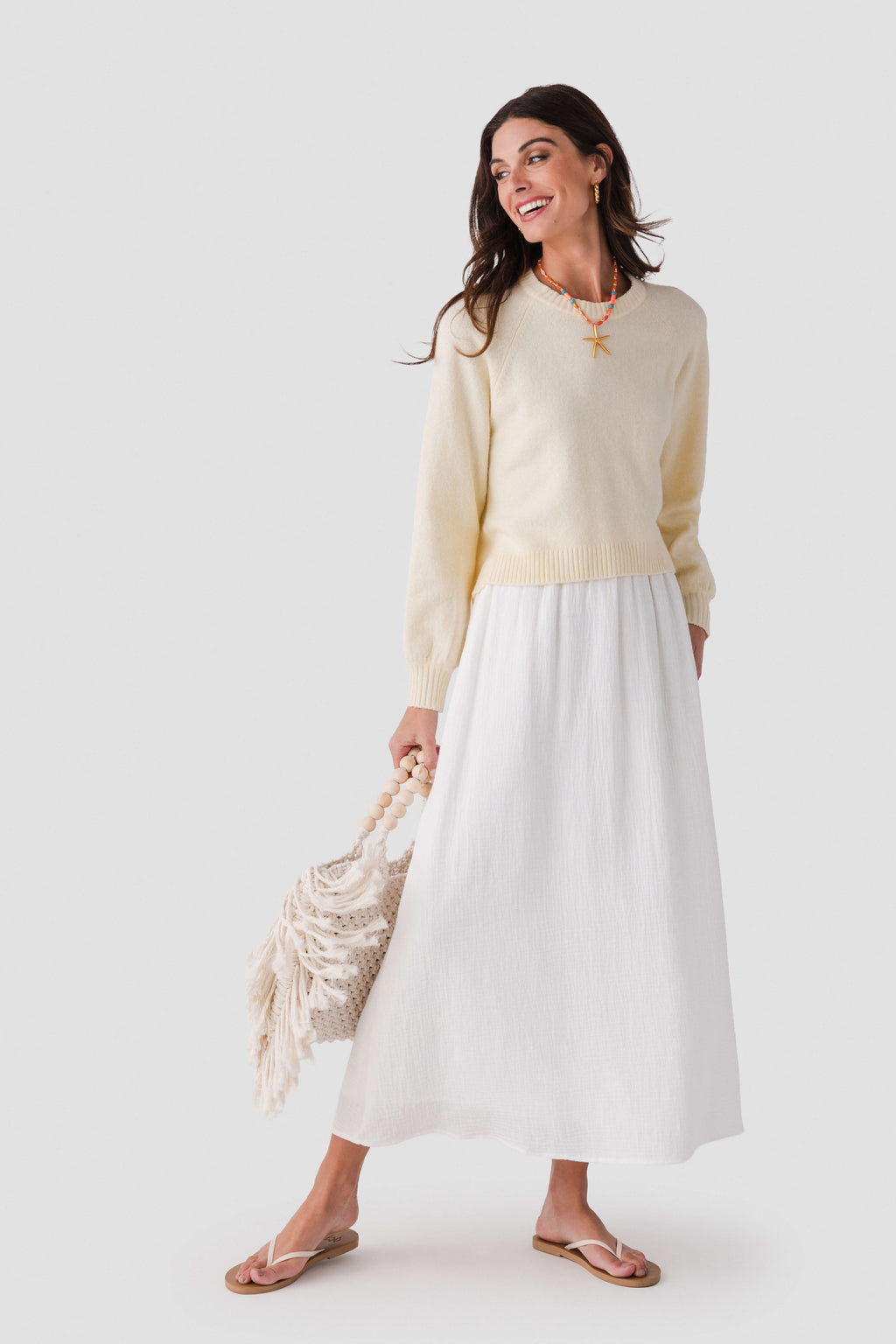 Wishlist Gauze Maxi Skirt