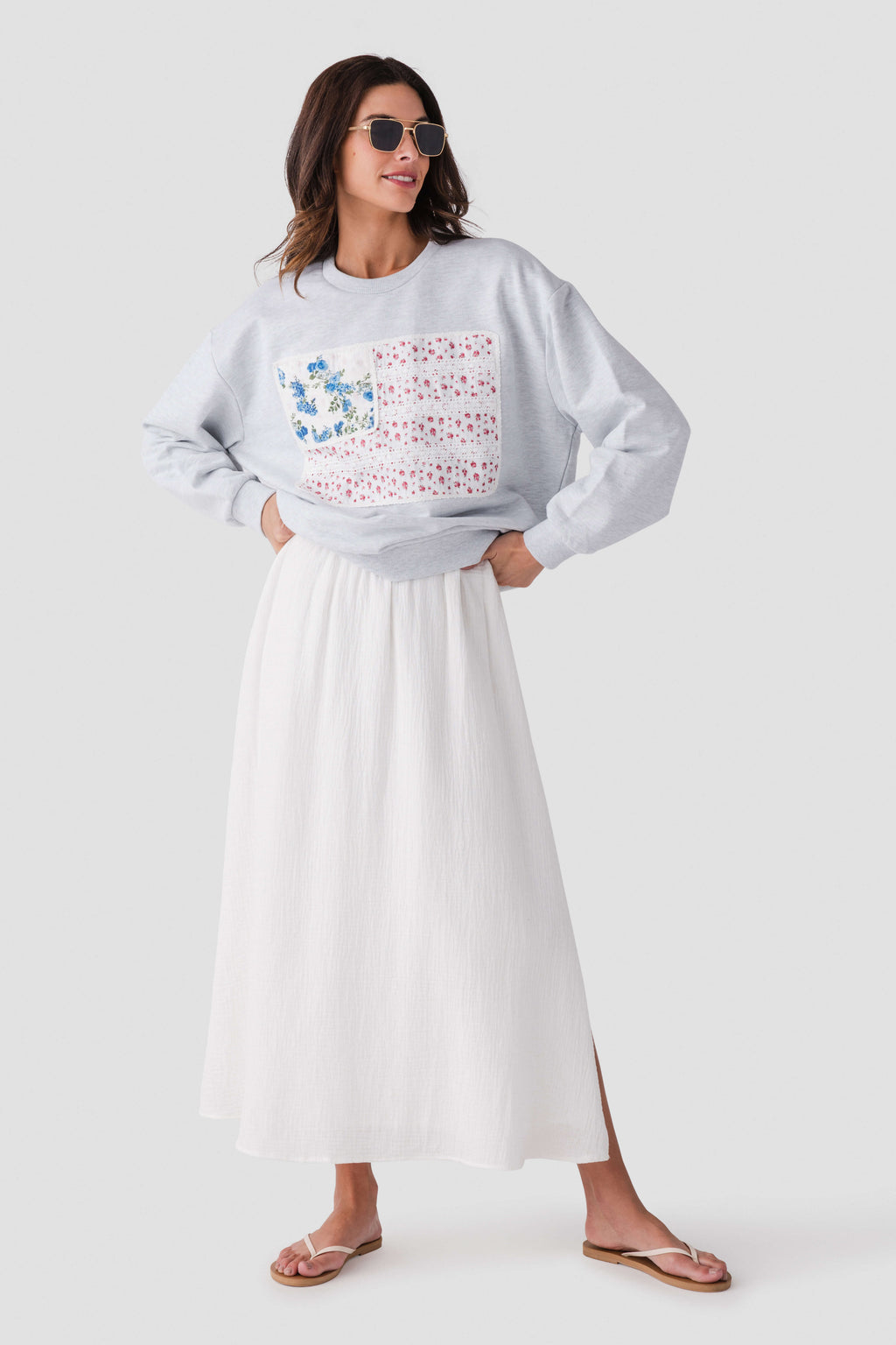 Wishlist Gauze Maxi Skirt