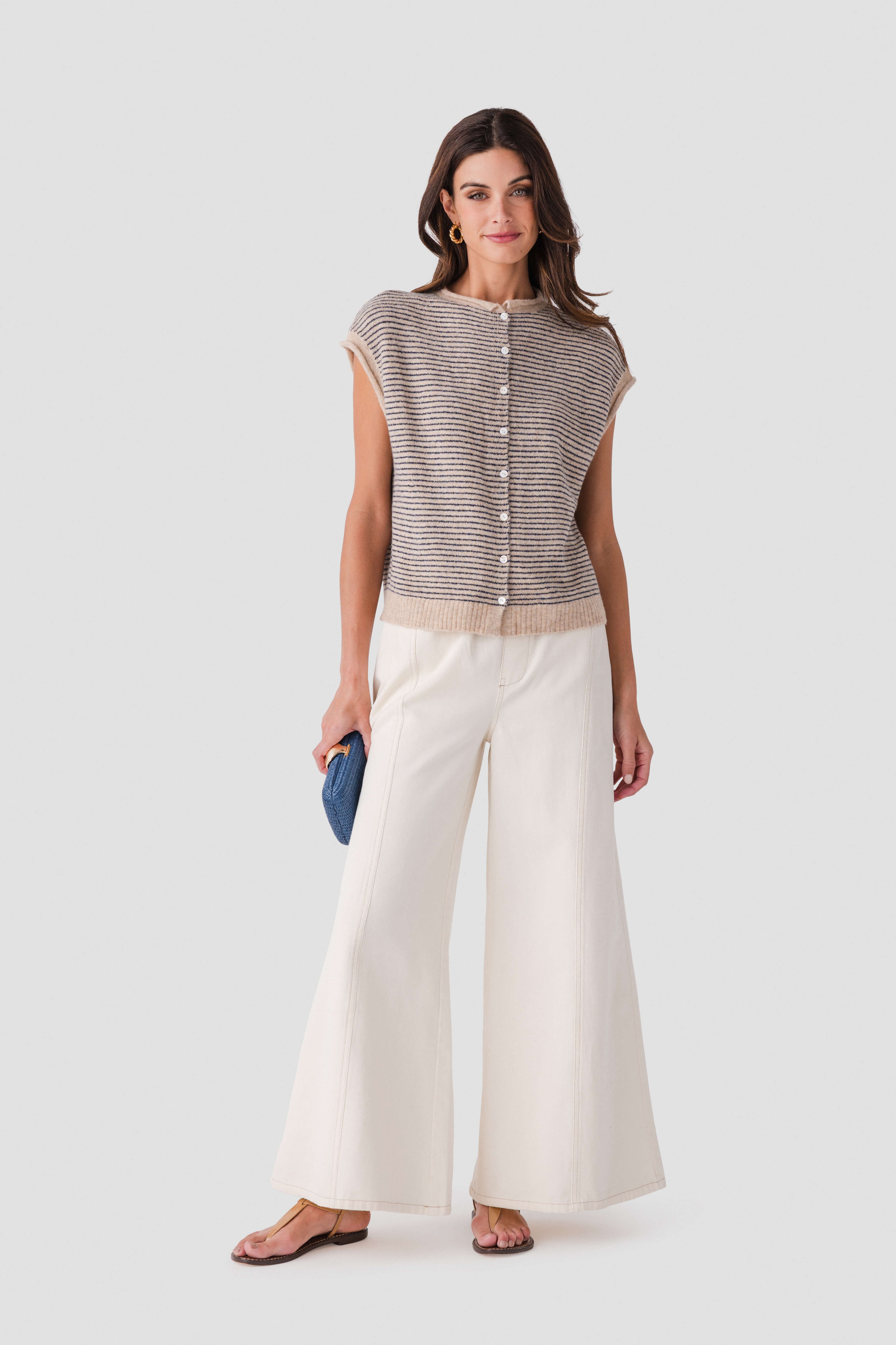 Things Between Skinny Striped Piper Vest