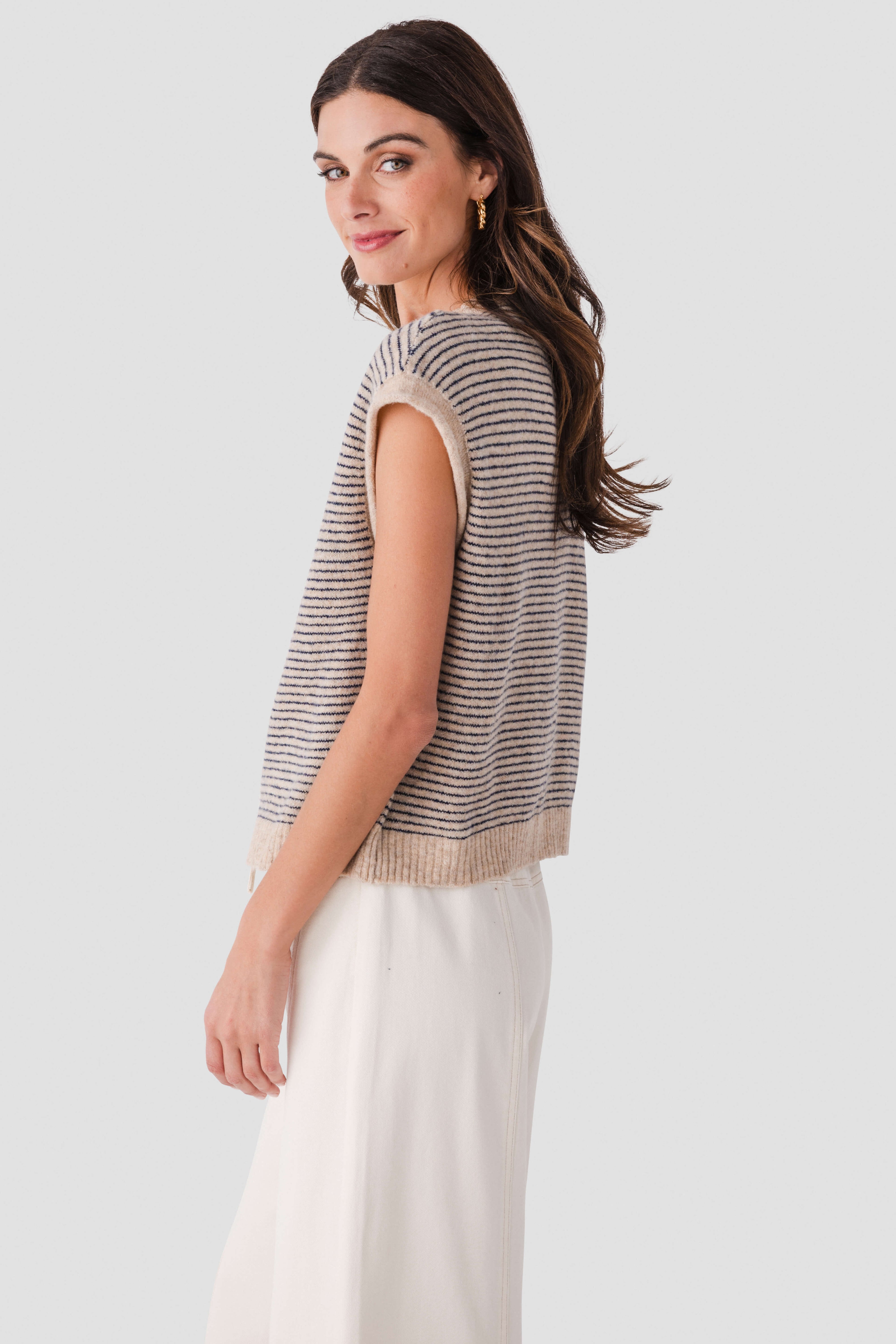 Things Between Skinny Striped Piper Vest