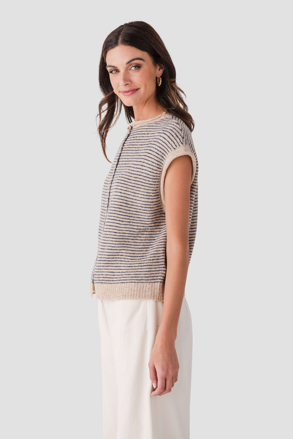 Things Between Skinny Striped Piper Vest
