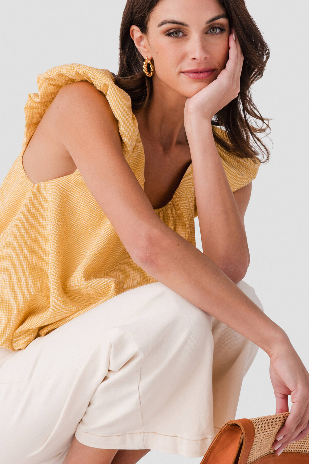 Things Between Bubble Hem Top